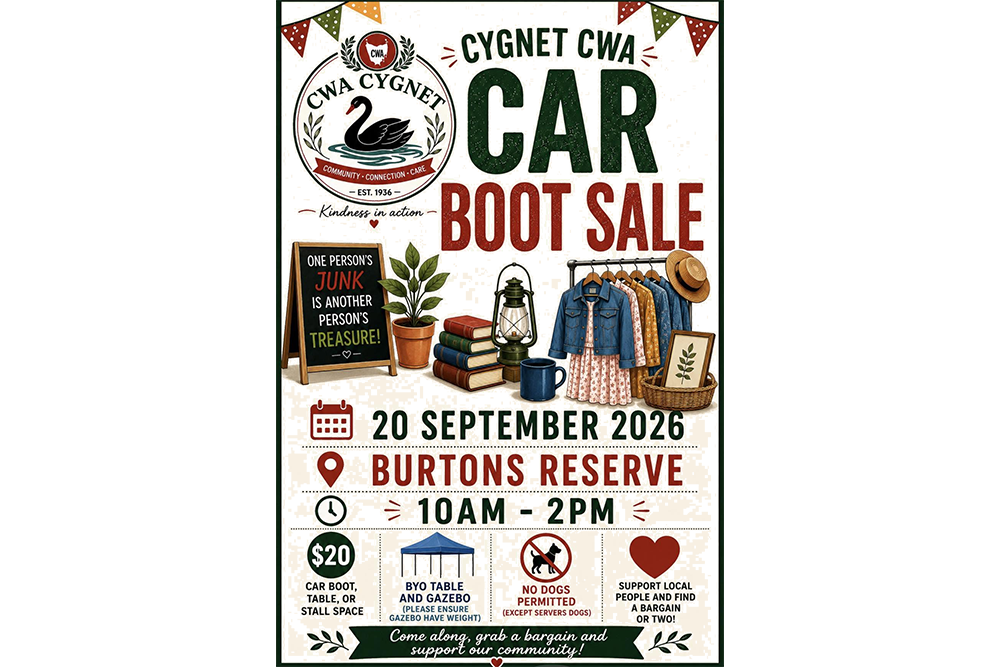 Car Boot Sale – CWA Cygnet