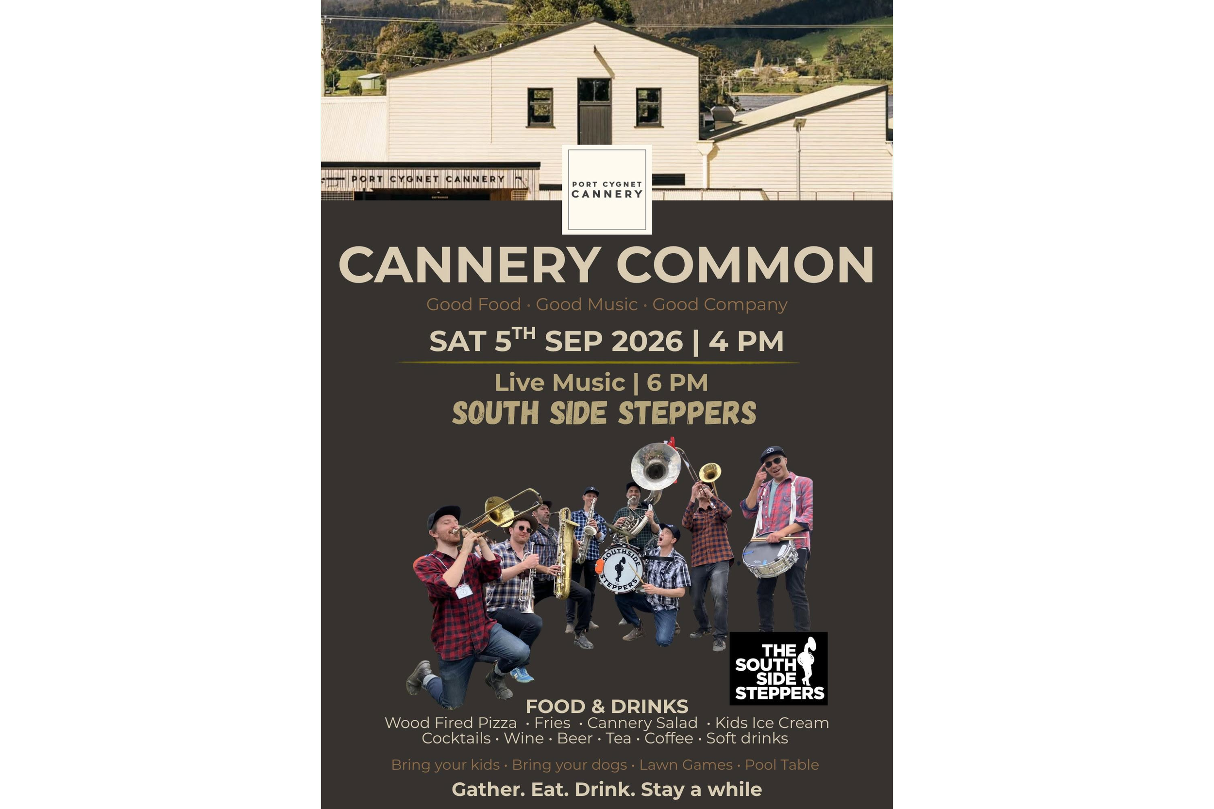 Southside Steppers at the Port Cygnet Cannery