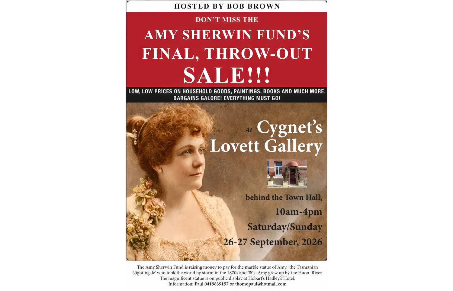 Amy Sherwin Fund Final Clearance Sale