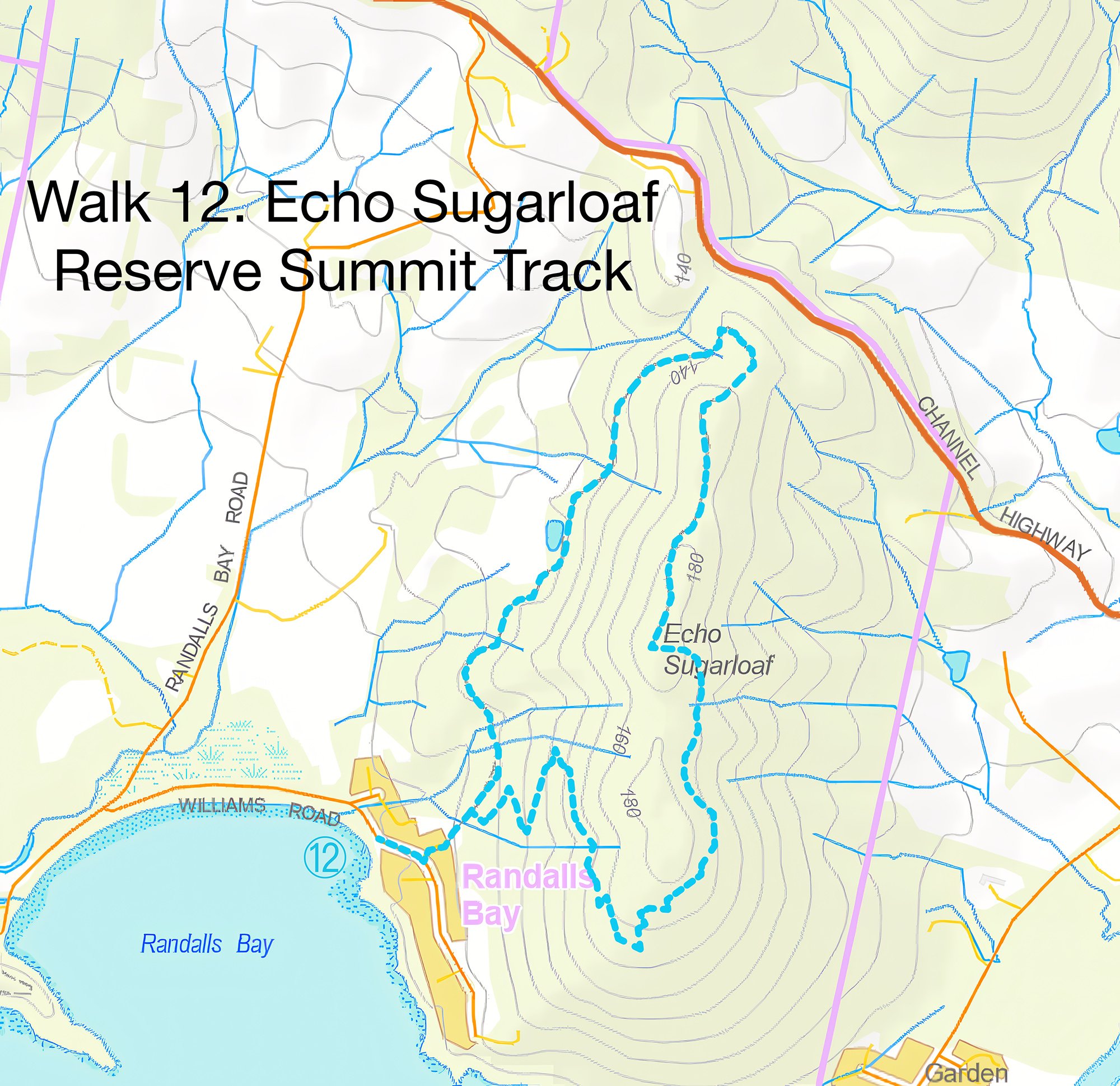 Walk 12  
Echo Sugarloaf Reserve Summit Track