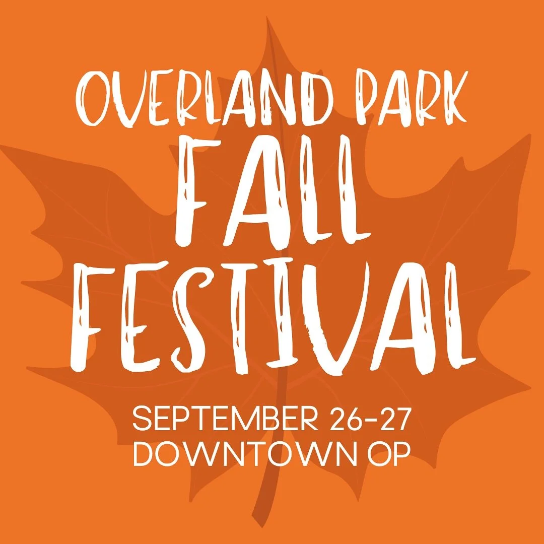 The Overland Park Fall Festival is just a little over a week away! 🎃✨🍻🛍️

Join us in Downtown Overland Park for two days of live music, local vendors, delicious food, and fall fun for the whole family! 

🗓️Friday, September 26th | 4&ndash;8 PM
🗓