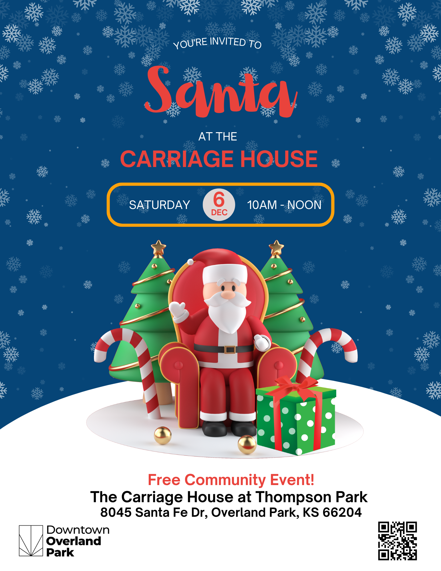 Santa at the Carriage House