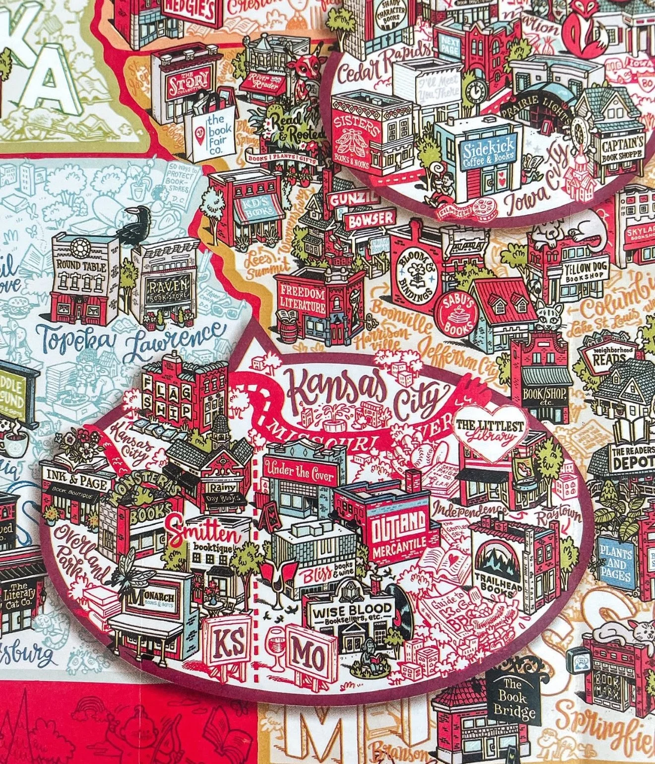 Today we&rsquo;re celebrating Indie Bookstore Day, and we&rsquo;re lucky to have two of the best right here in Downtown OP! 🤍💋

@inkandpagekc and @monsterasbooks are celebrating all day with deals, prizes, exclusive merch, and so much more! The per