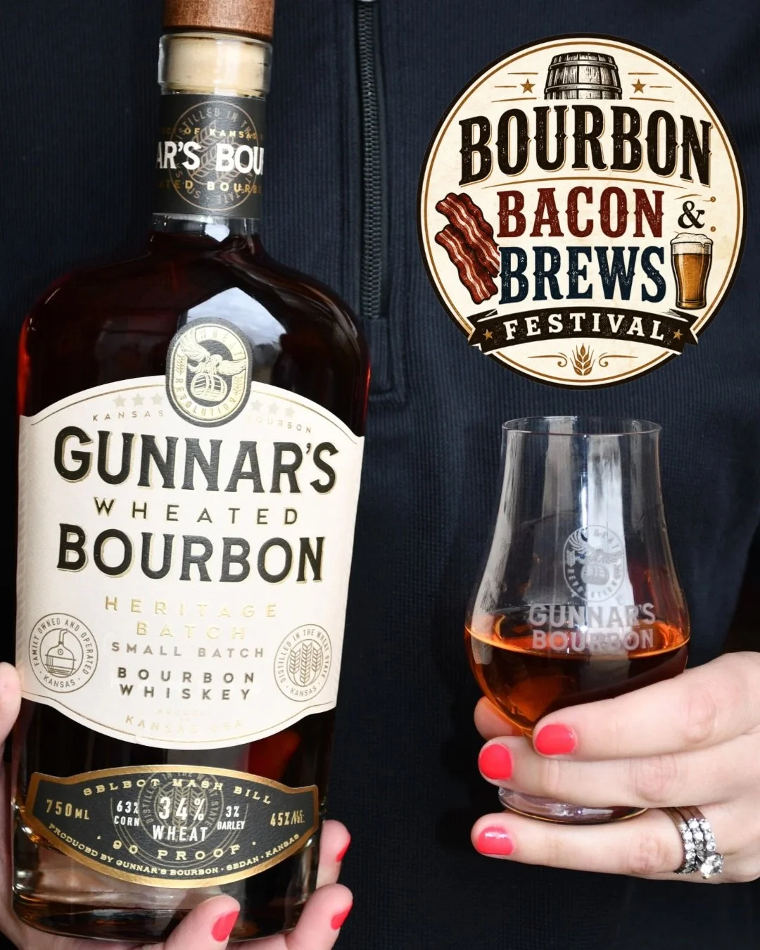 We&rsquo;re counting down to Bourbon, Bacon &amp; Brews, and it&rsquo;s time to meet another one of the incredible vendors joining us on October 9th! 🥃

VENDOR SPOTLIGHT! Gunnar&rsquo;s Bourbon @gunnarsbourbon 

Crafted in Kansas. Built on family. M