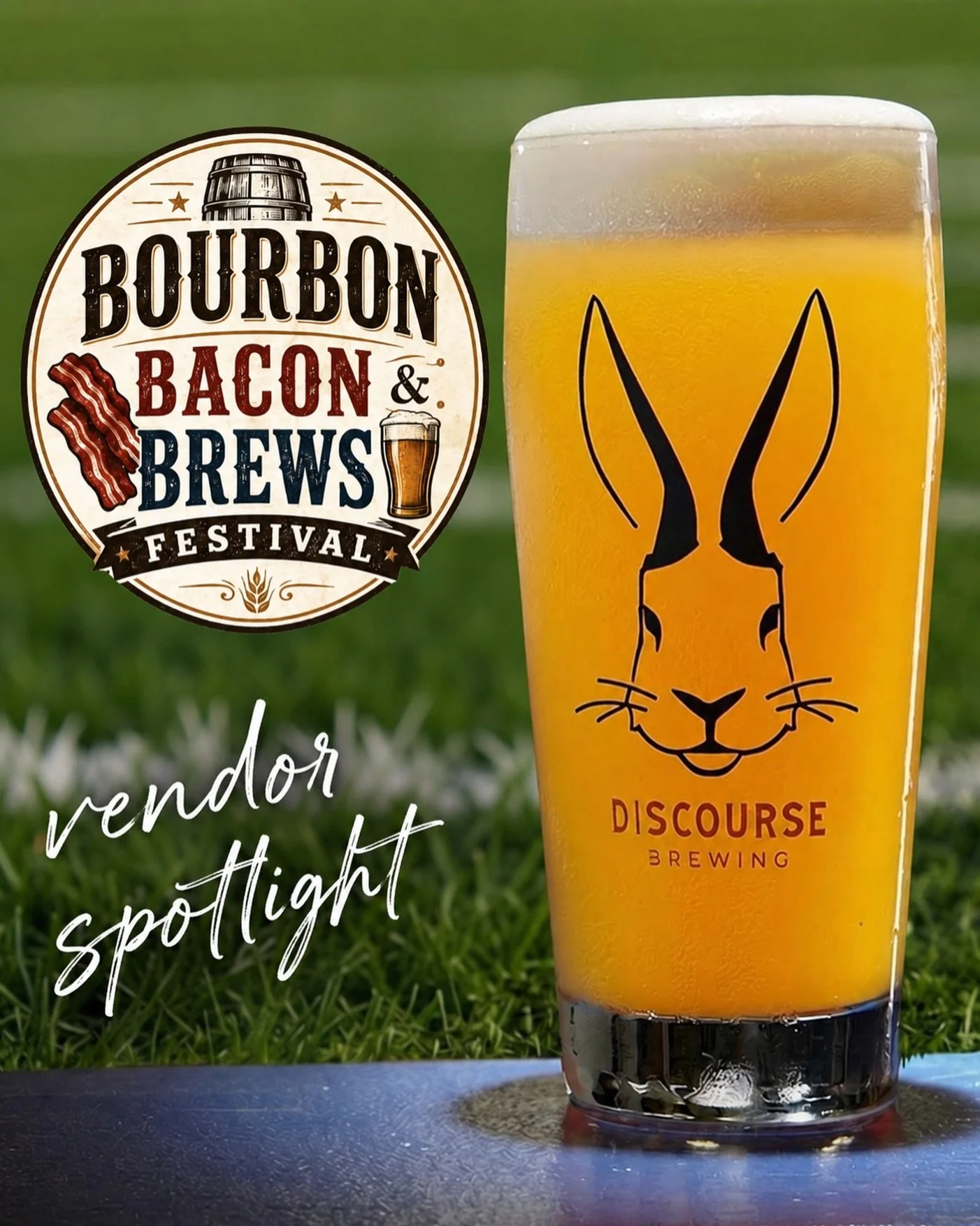 Another local favorite is joining the Bourbon, Bacon &amp; Brews lineup! Discourse Brewing was built around two things: great beer and great community. 🍺🥓🥃 @discoursebrew

What started as owner Matt Britton&rsquo;s home brewing setup in 2016 grew 