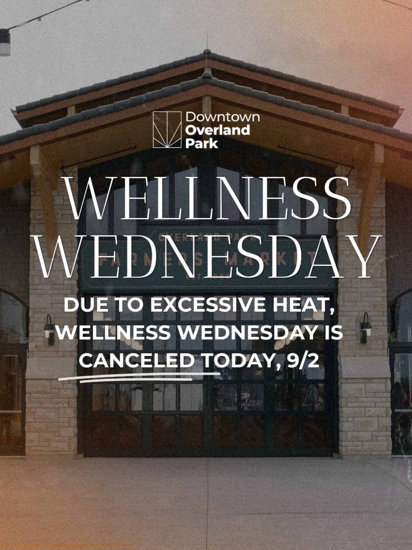 Due to excessive heat, Wellness Wednesday is canceled tonight, September 2nd.

We&rsquo;ll be back October 7th for Restore Yoga, and we&rsquo;re crossing our fingers for cooler temps! 🤞🍂🧘

Tickets available at the link in bio!