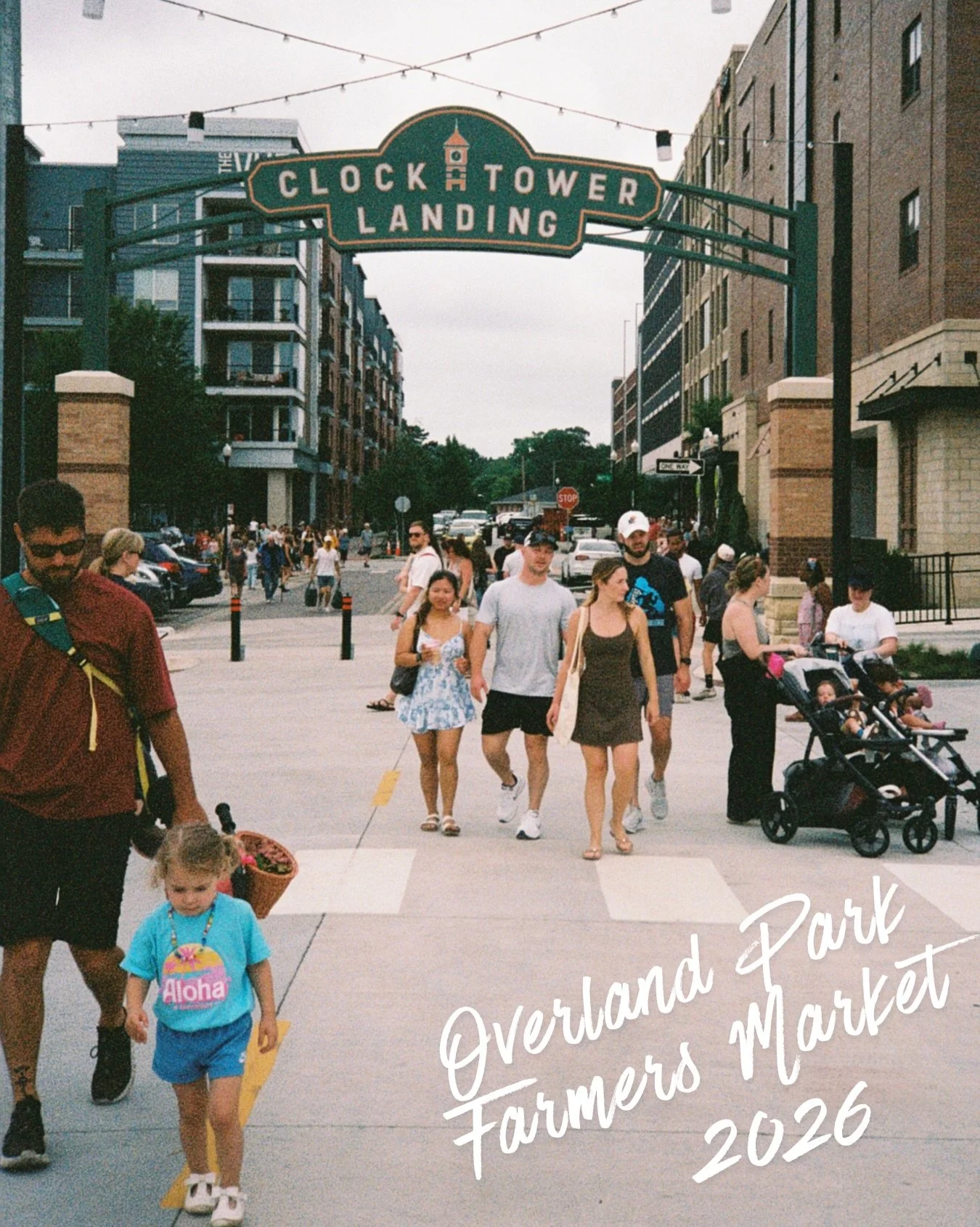 A few film snaps from the Overland Park Farmers Market, Summer 2026. 🎞️ @opfarmersmarket 

If you&rsquo;re looking for a fun and vibrant neighborhood for a photo walk, Downtown Overland Park is the best! A little nostalgia, plenty of character, and 