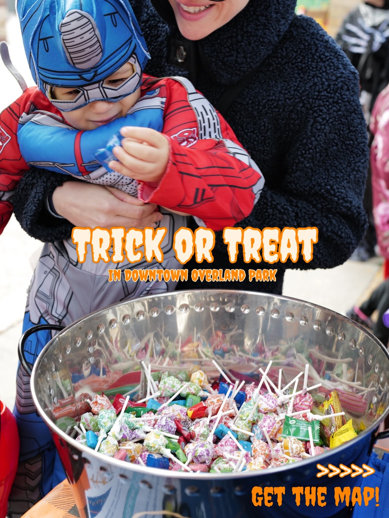 Bring your little ghosts and goblins, and join us for a little Halloween fun in Downtown Overland Park this weekend!

🎃Saturday, October 24th | 2PM-4PM

📸 Screenshot the map to see all the participating businesses and plan your trick-or-treat stops