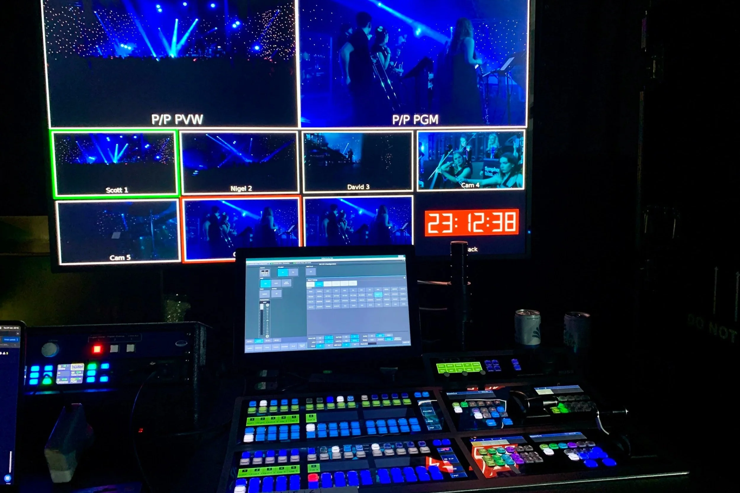 Directing at a corporate event