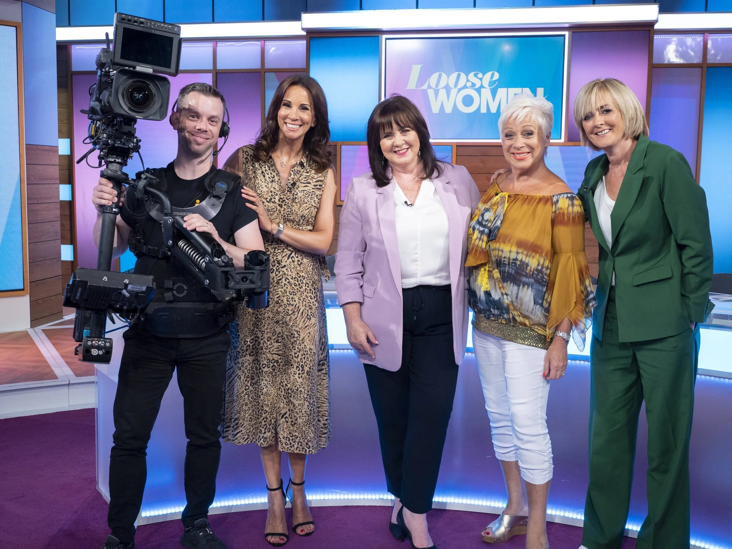 Matt operating Steadicam for Loose Women on ITV