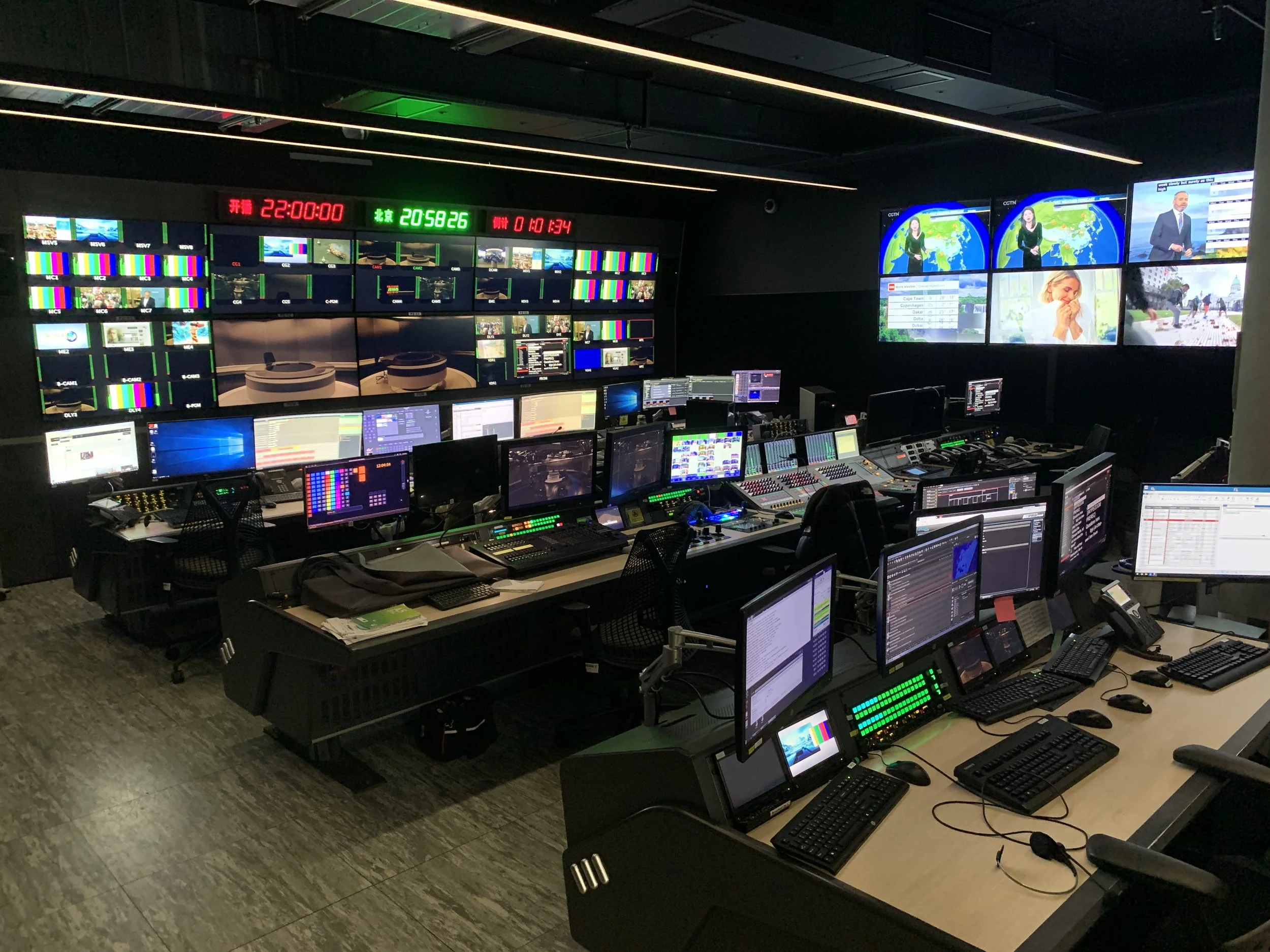 Production gallery at CGTN