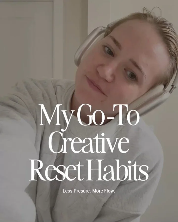 My go-to habits when I&rsquo;m feeling creatively stuck ✨

Movement is medicine
And honestly&hellip; the smaller the step, the better sometimes.
Walking is usually the first thing that helps me get out of my head and back into my body. It&rsquo;s sim