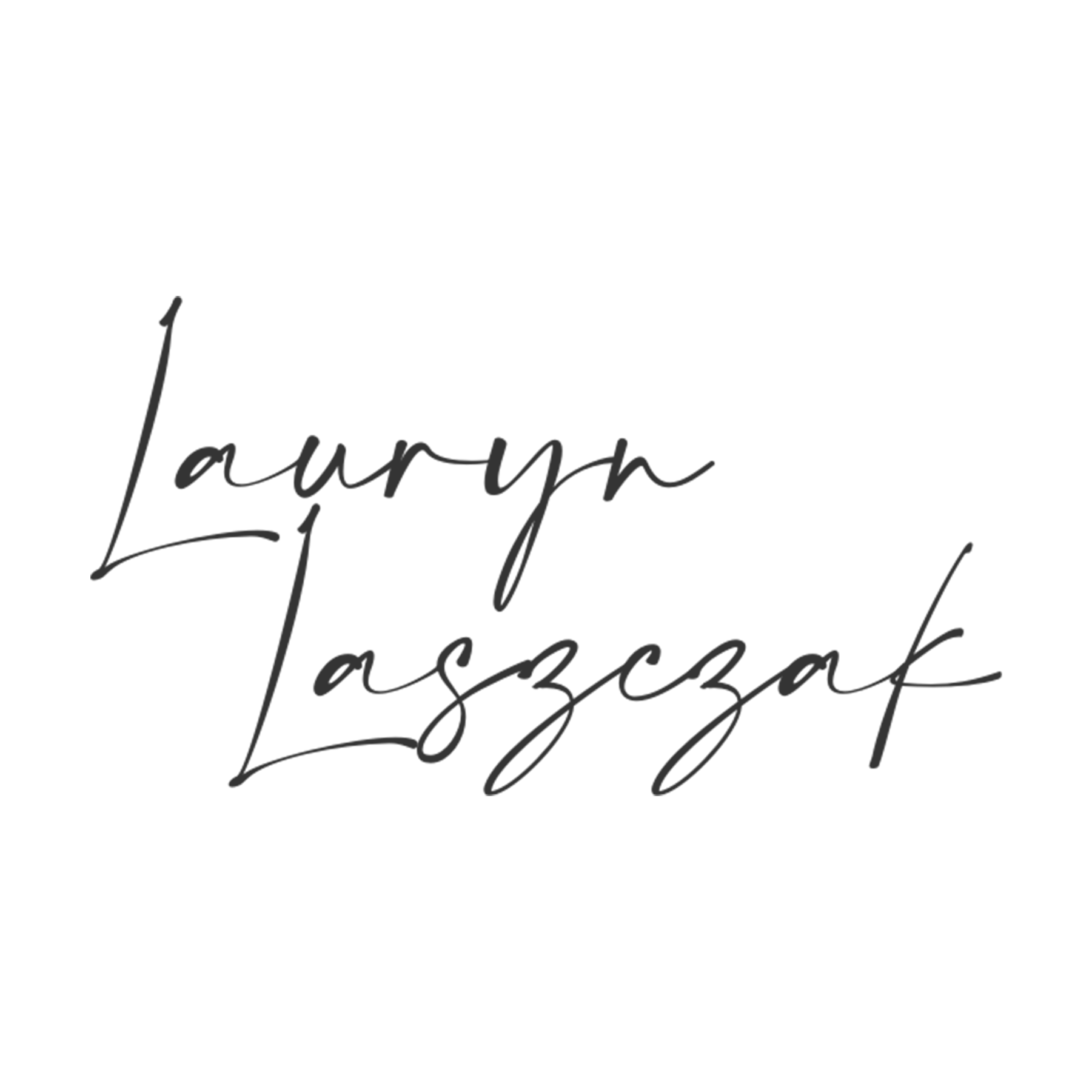 Lauryn Laszczak Logo Grey Square.png