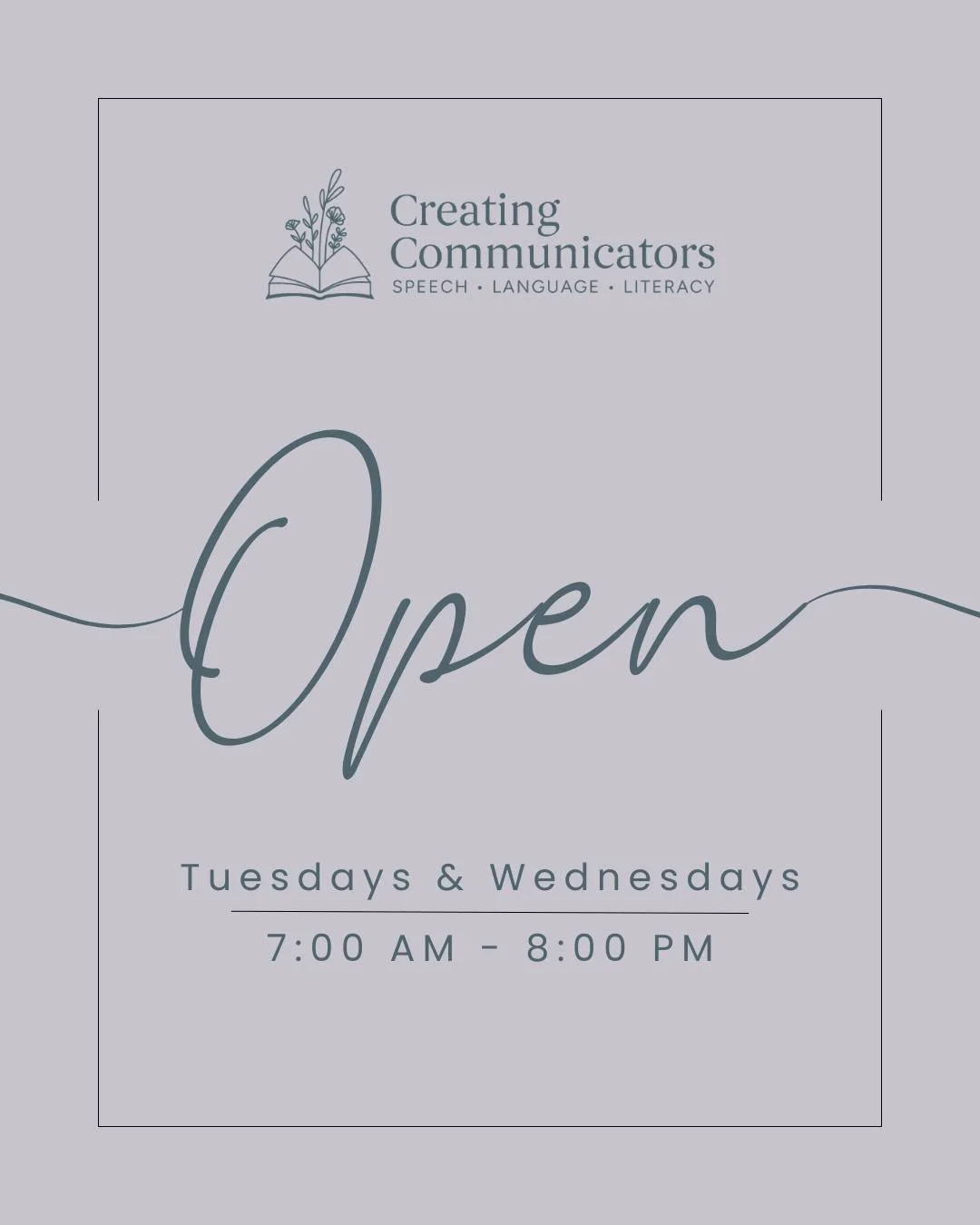 I am happy to announce that the clinic has officially reopened after maternity leave! I am now welcoming new clients and will be open on Tuesdays and Wednesdays for the time being.

Spots are limited as I ease back in, so feel free to reach out to se