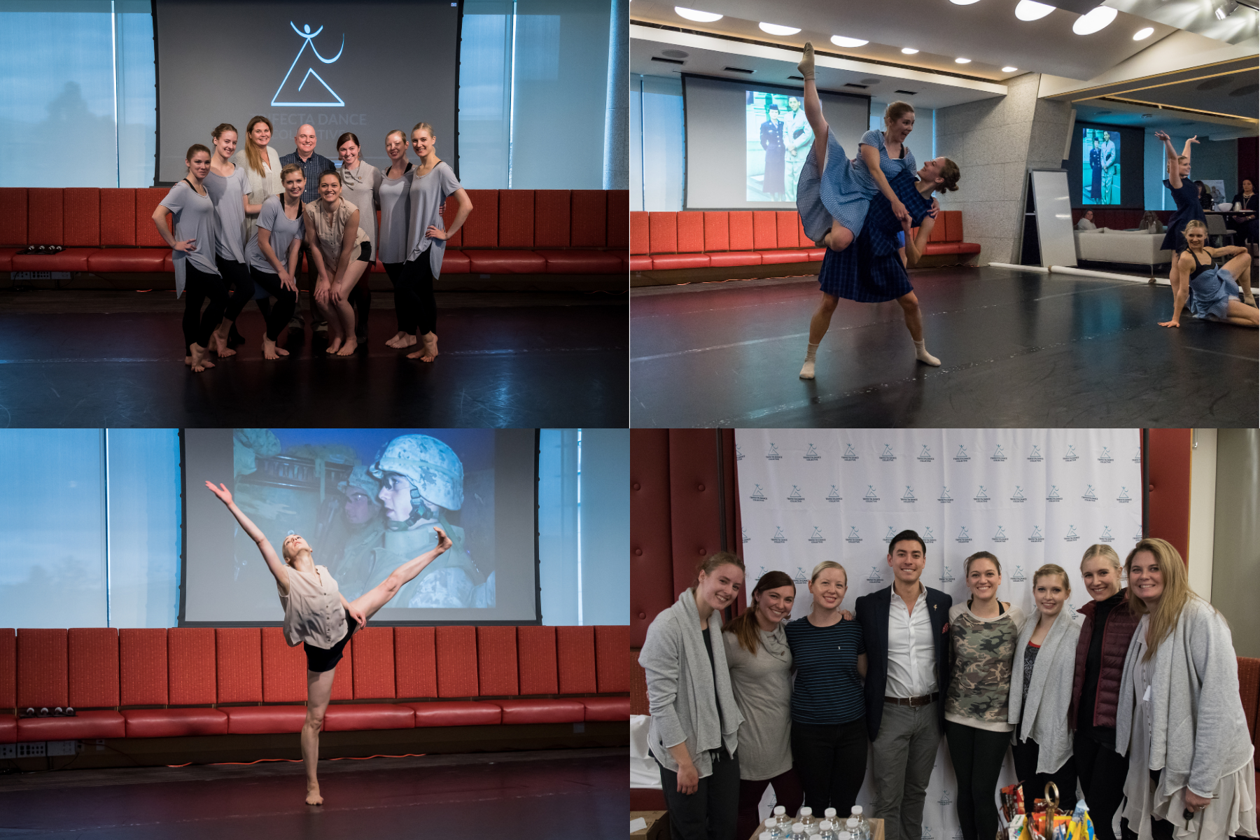 Takeda Pharmaceuticals commissioned TDC to create a performance honoring the company’s veteran employees. TDC members interviewed several veterans, gathering their personal stories and experiences, which were then transformed into an original dance p