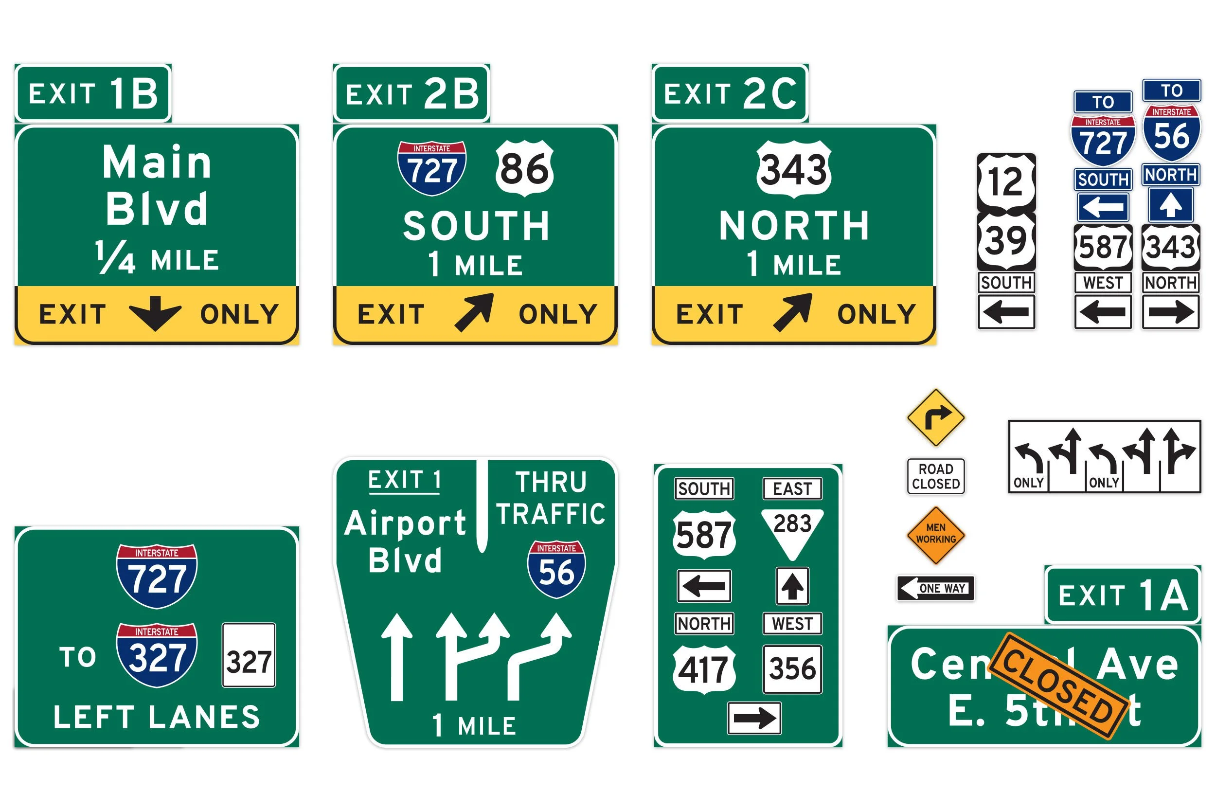 Freeway Signs / Design / Amazon (Commercial) / Hungry Man