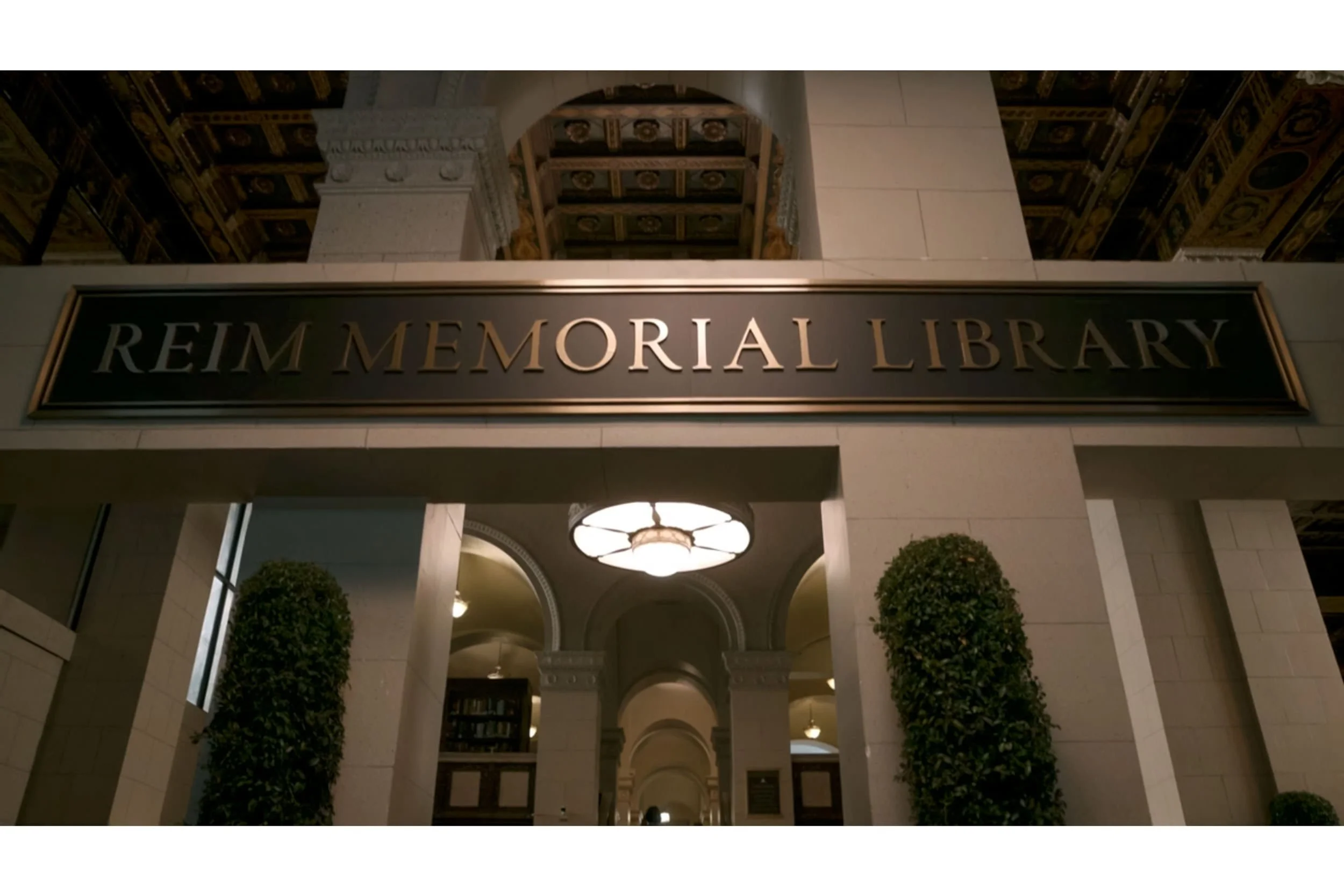 Library Entrance Sign / Design / The Company You Keep (Series) / © 20th Television