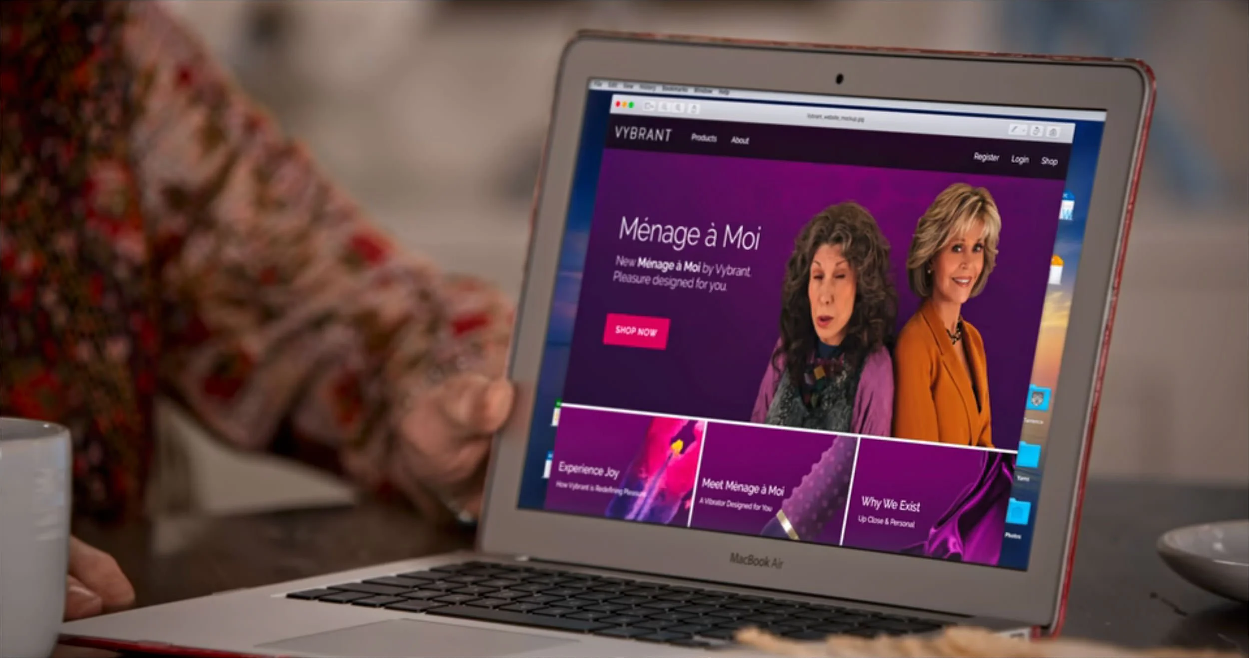 Vybrant Website / Design & Layout / Grace and Frankie (Series) / © Netflix