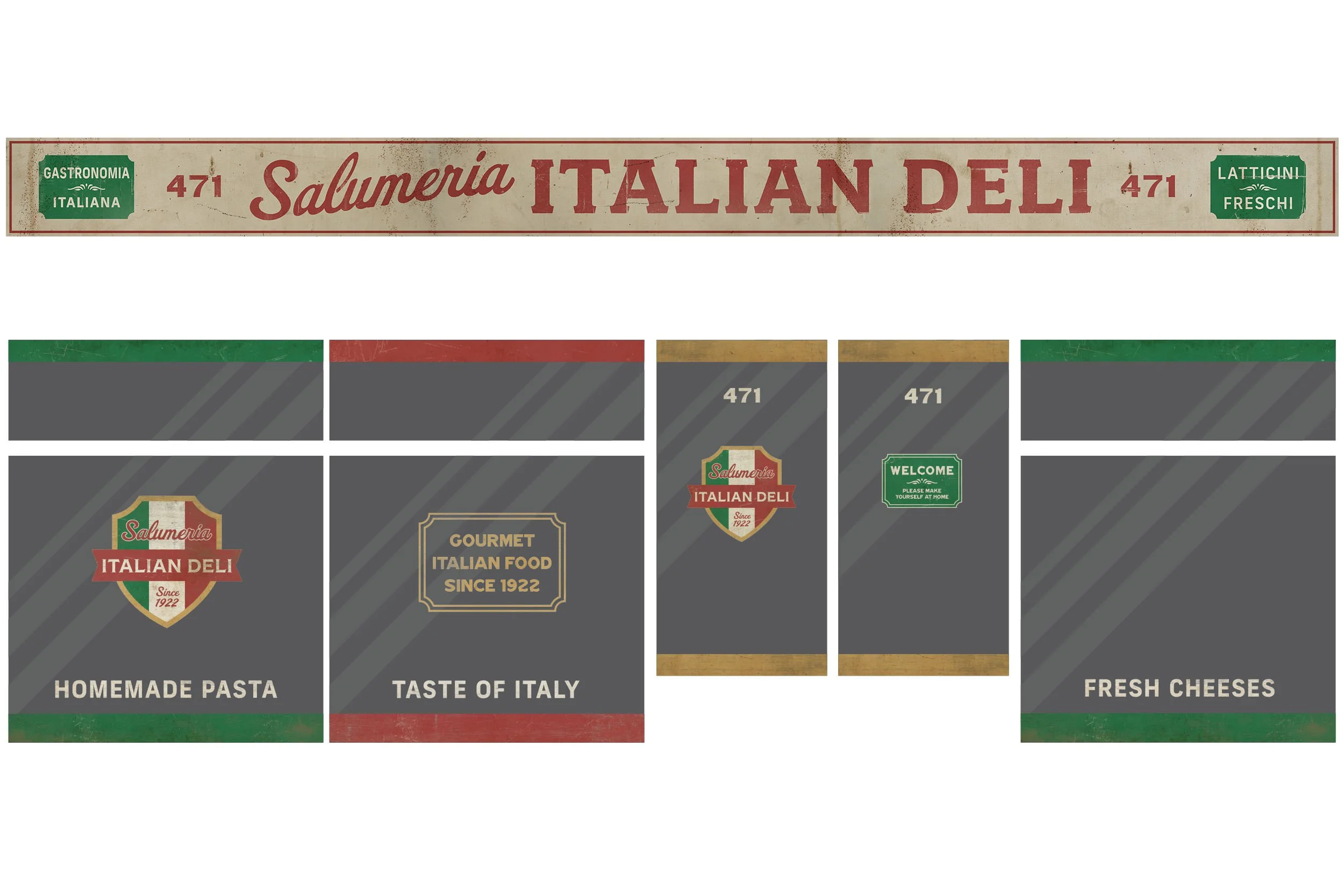 Italian Deli Signage / Design & Layout / The Company You Keep (Series) / © 20th Television