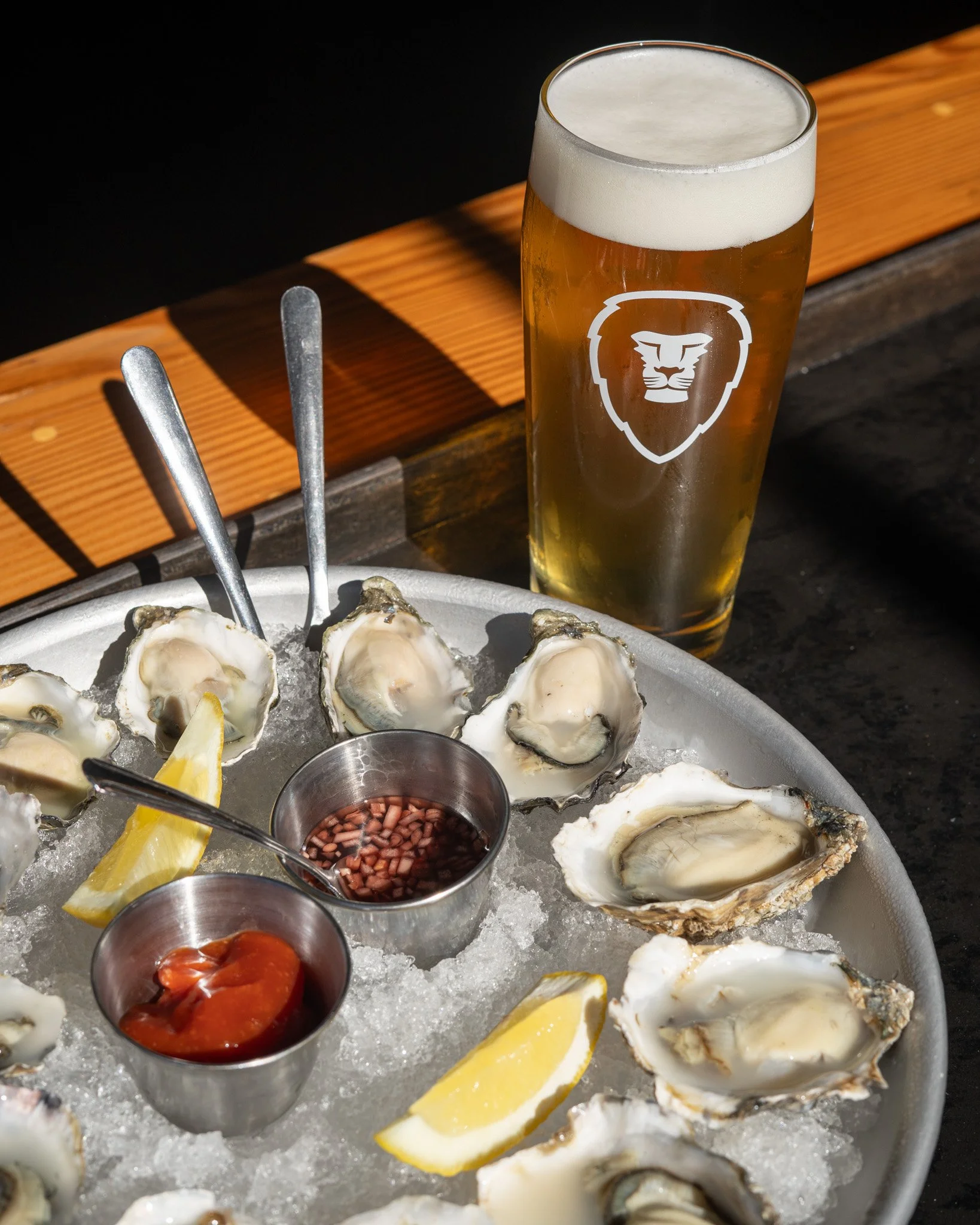 Oysters and Organic Beer