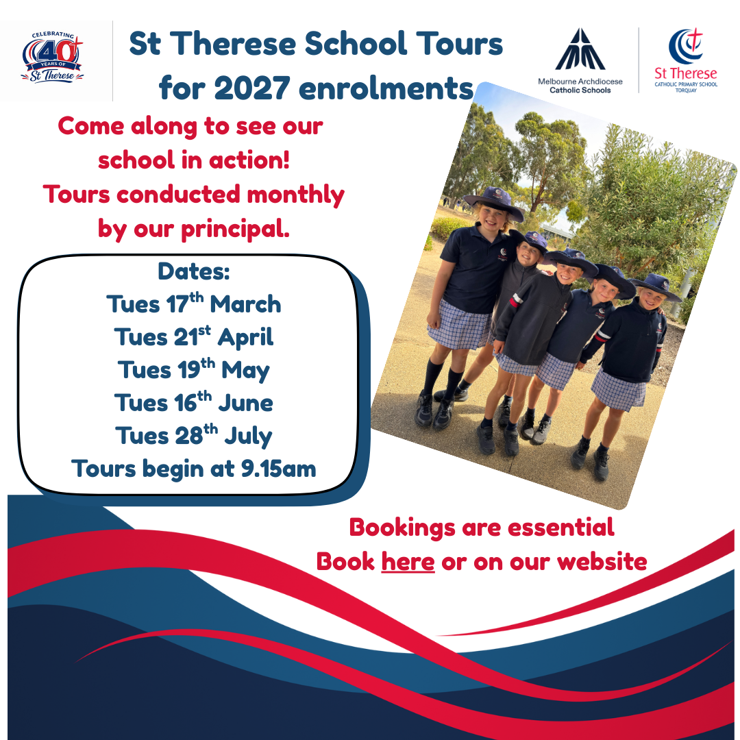 School tours for 2027 enrolments