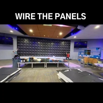 Wire the panels