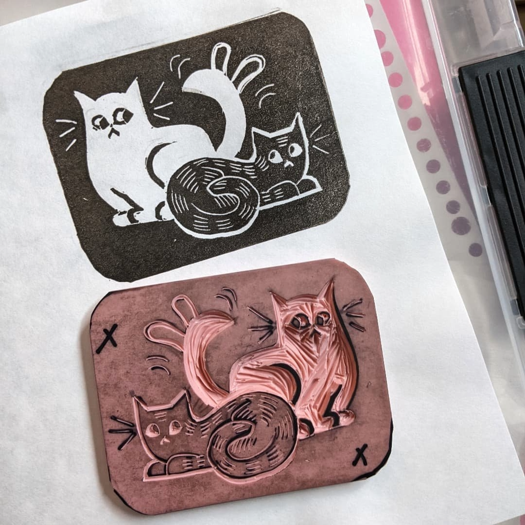 Intro to Linoleum Block Printmaking with Artisan Kit White