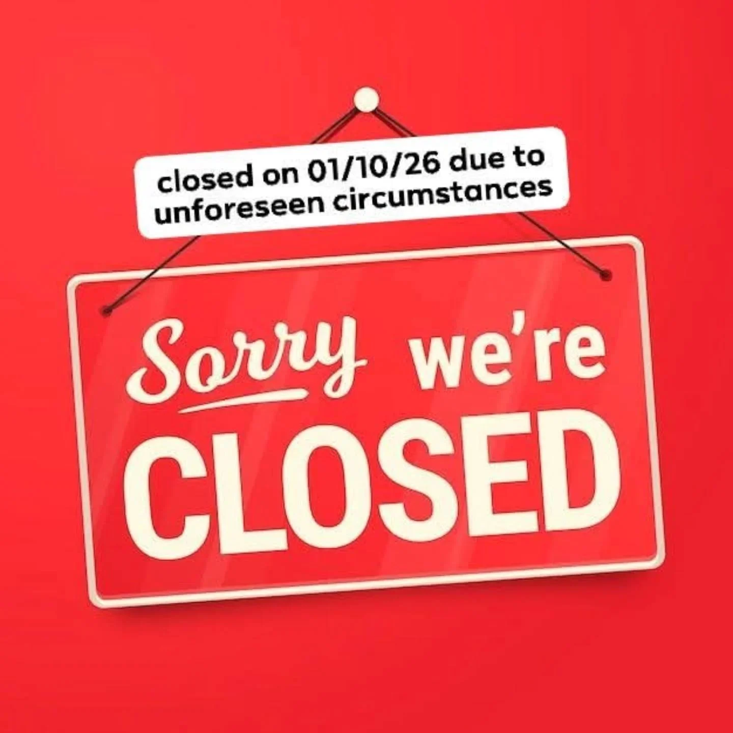 Due to unforeseen circumstances, the Guild will be closed tomorrow, Saturday, January 10, 2026. We will reopen on Tuesday, January 13th, at 10:00 am.