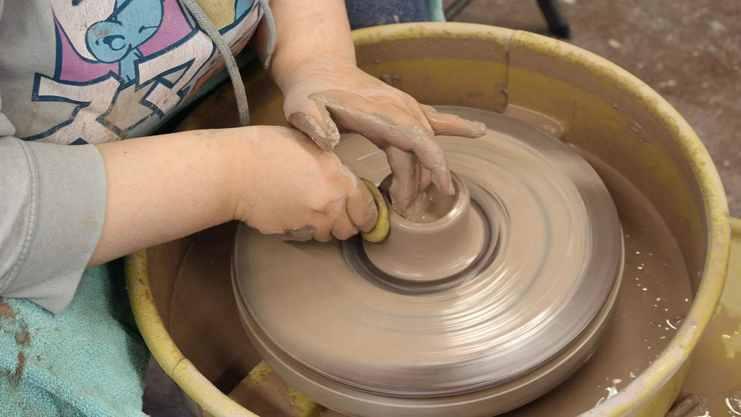 Throwing Pottery on a Wheel - Day 3
