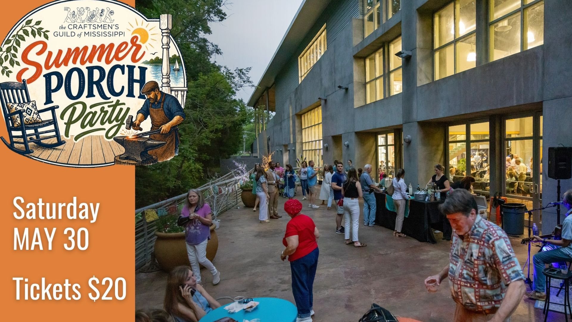 Summer Porch Party, Saturday, May 30; Tickets $20