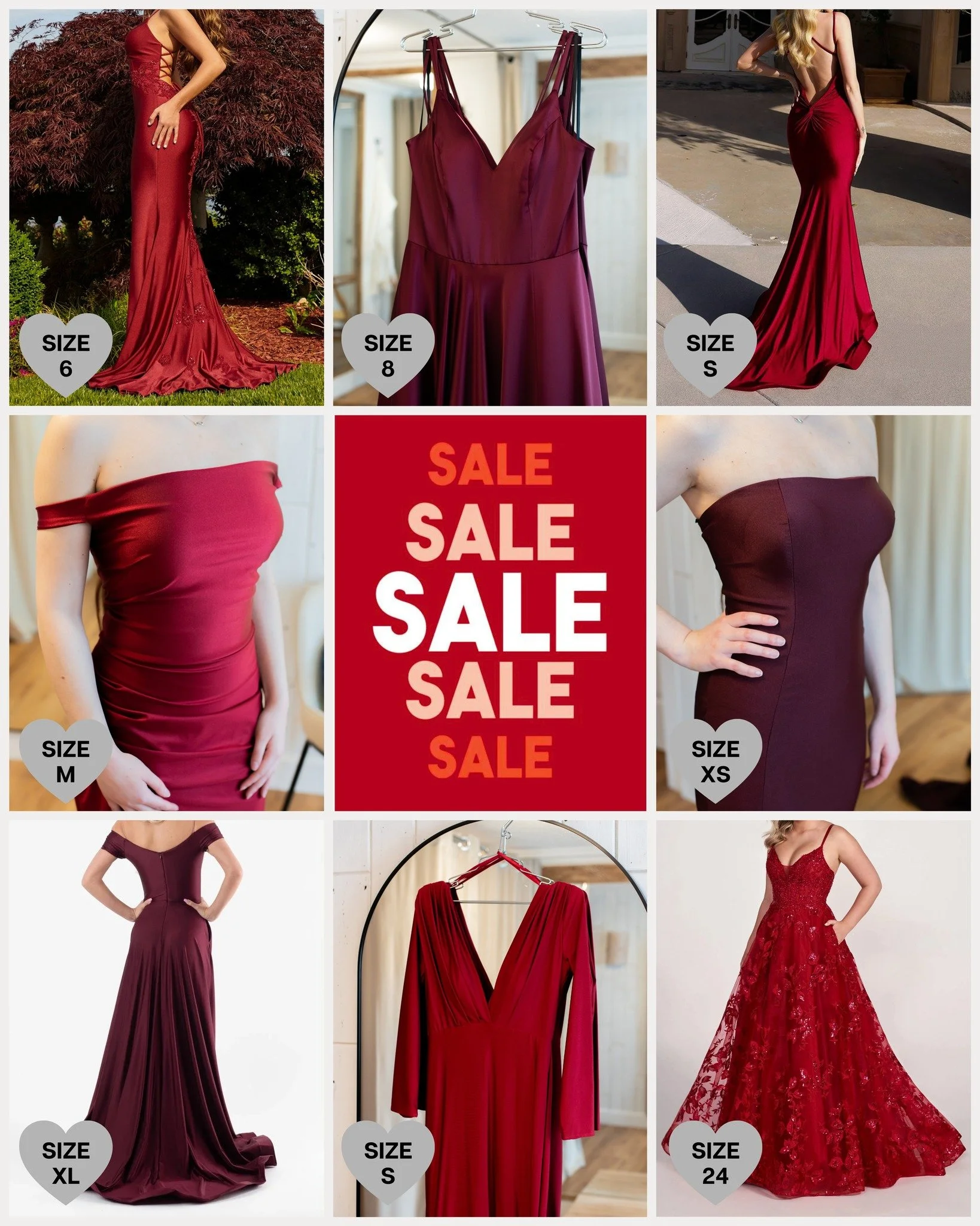 ✨ SALE ✨ SALE ✨ SALE ✨
...
Looking for a great deal on your prom dress or for a prom date, we have reduced tons of dresses ranging from size 00 to 24. Selected in-store prom dresses (no orders) are priced between 99$ to 399$ until the end of this pro