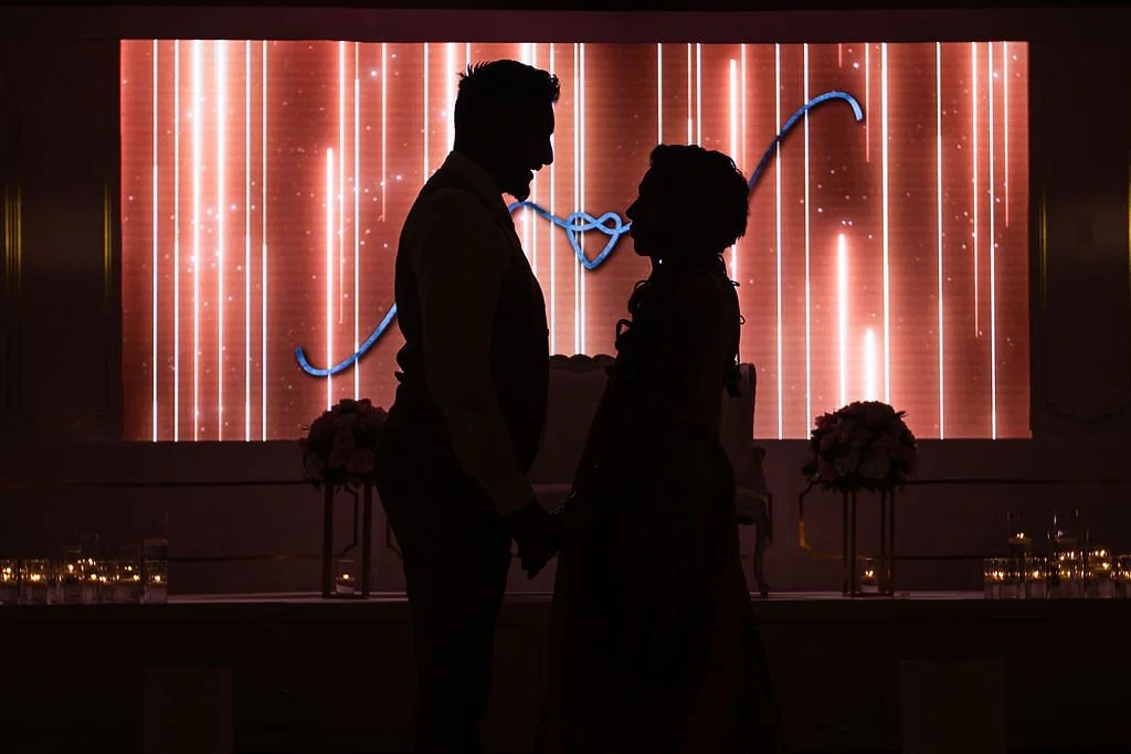 reception photo LED screen photo