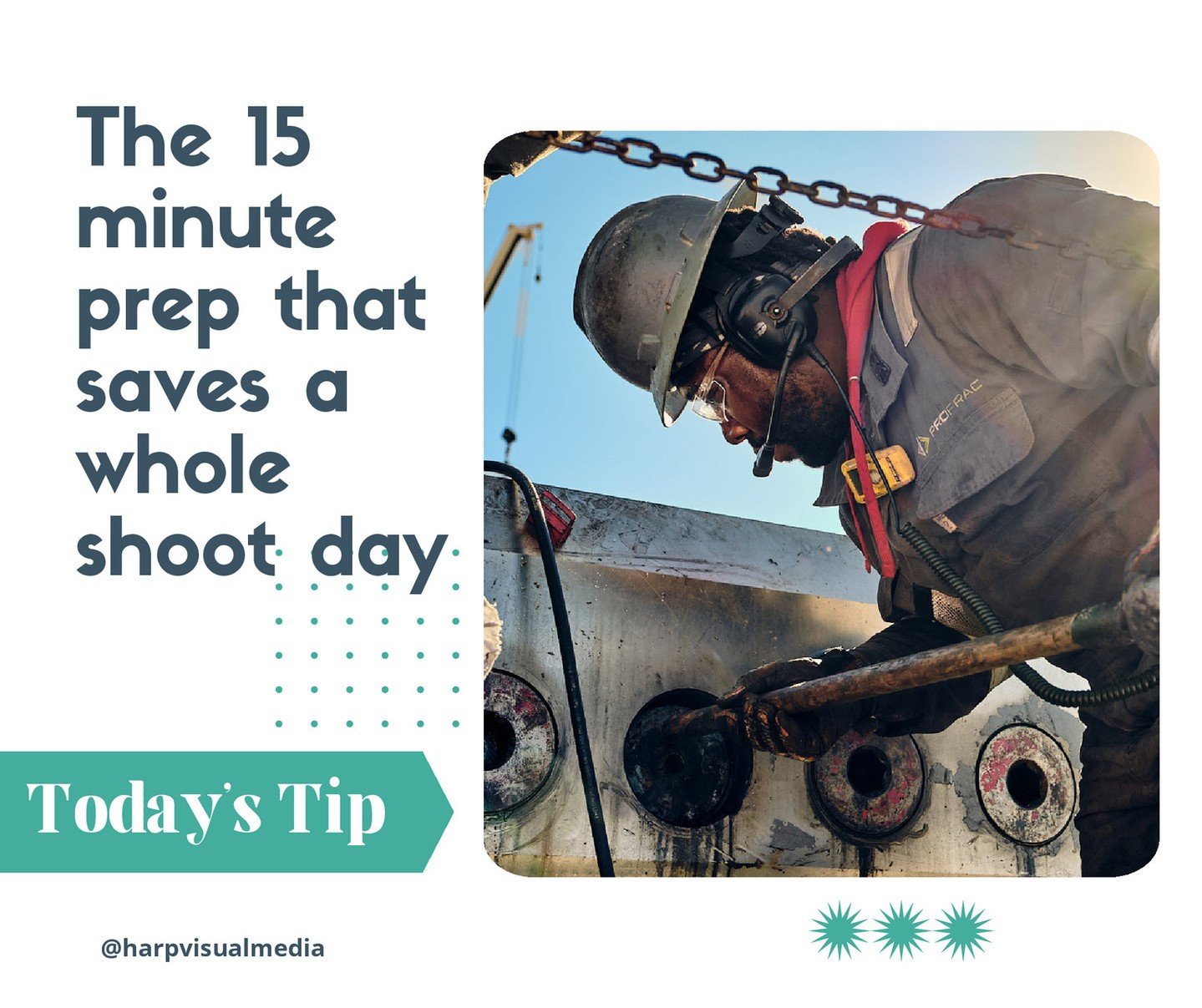 Most shoot days don&rsquo;t get messy on set. They get messy before the first camera comes out.

Take 15 minutes to identify the audience, choose one goal, and lock in five must have shots. You&rsquo;ll move faster, stay focused, and end the day with