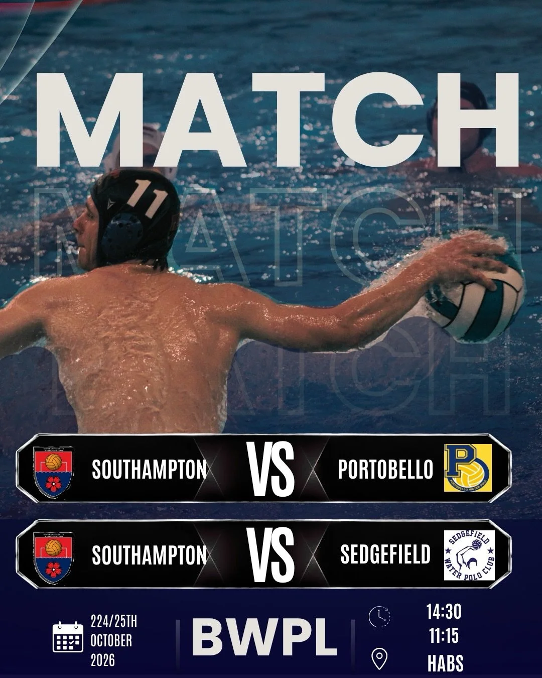 Our men&rsquo;s team are also off to national league this weekend🤽&zwj;♂️