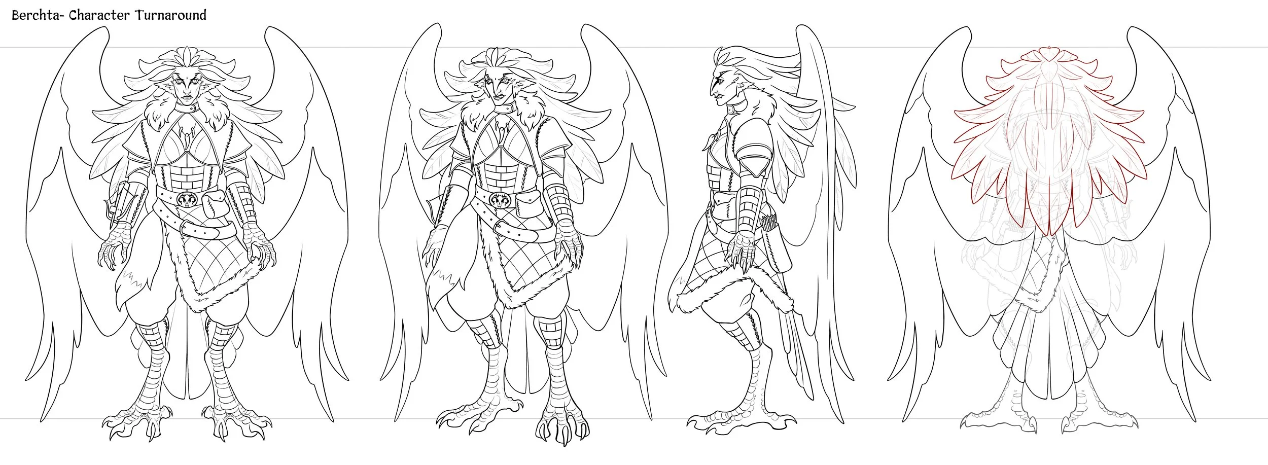 Berchta Character Turnaround