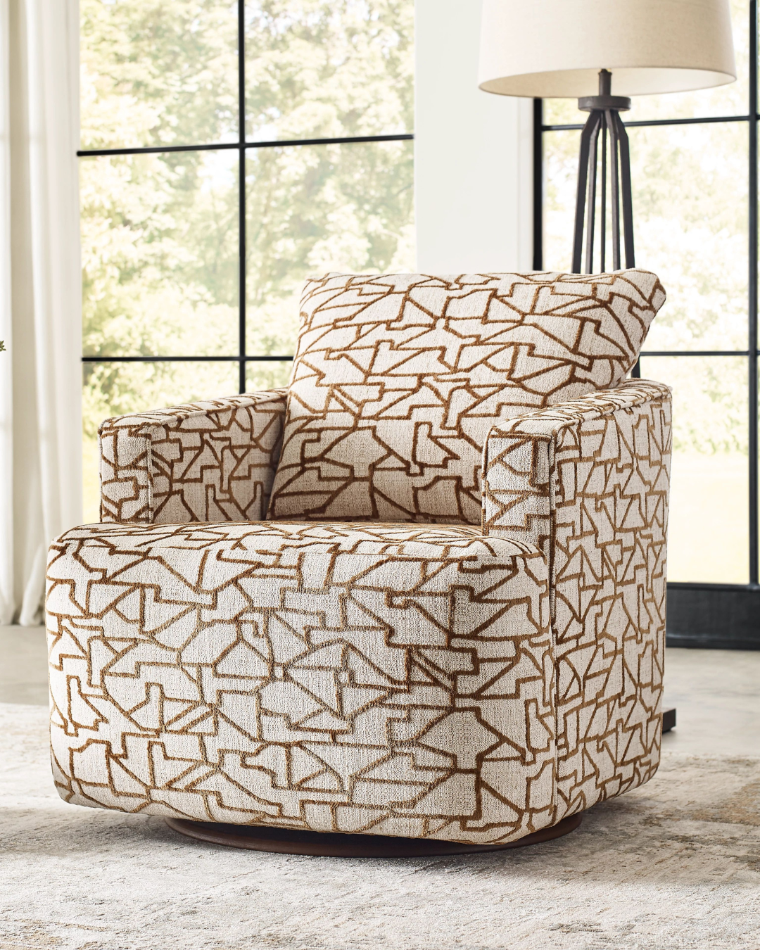 Maeve Swivel Gliding Chair — Carroll's Furniture