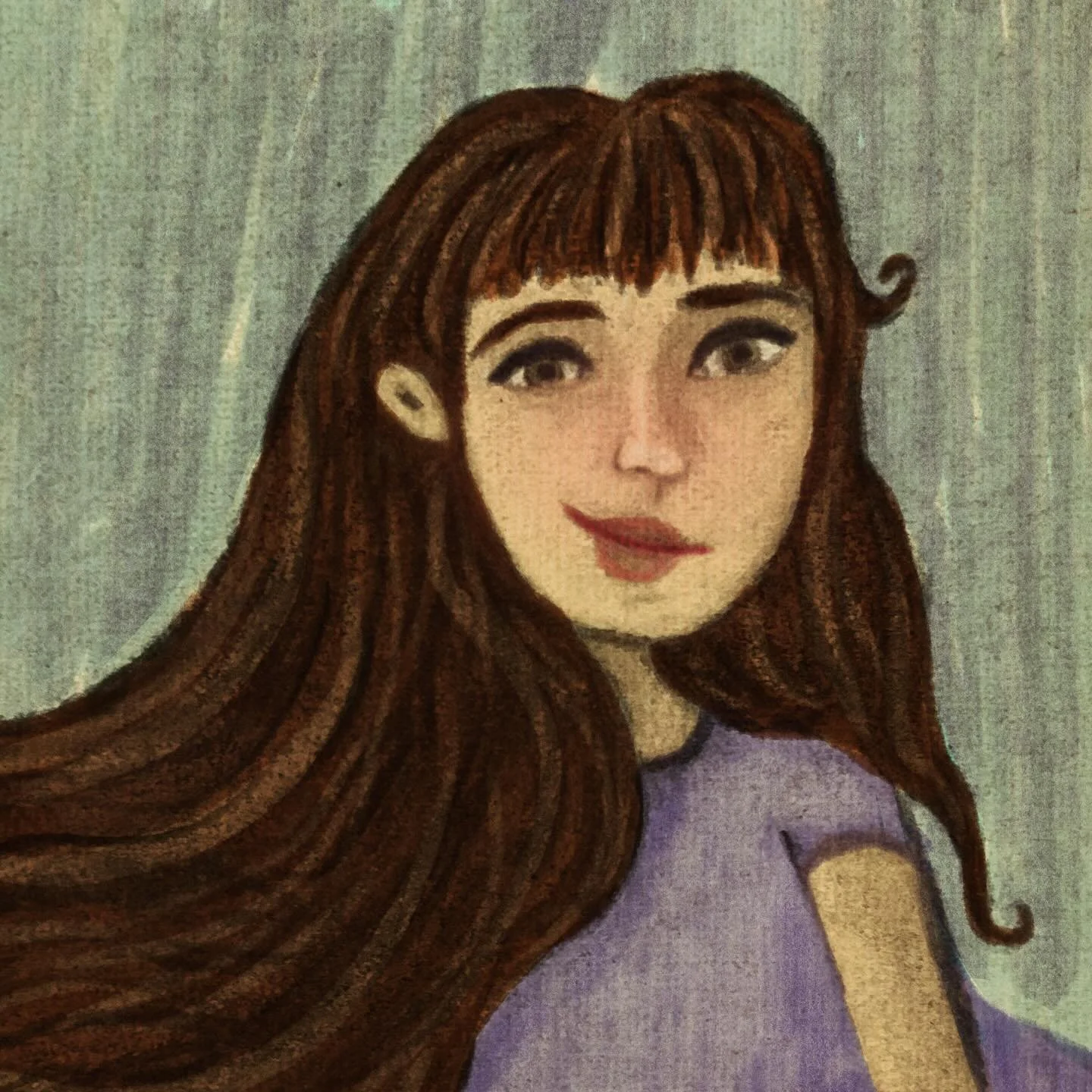 Experimenting with traditional charcoal illustration in a more whimsical style than I usually would draw in charcoal, but then coloring it using digital techniques. I like it!