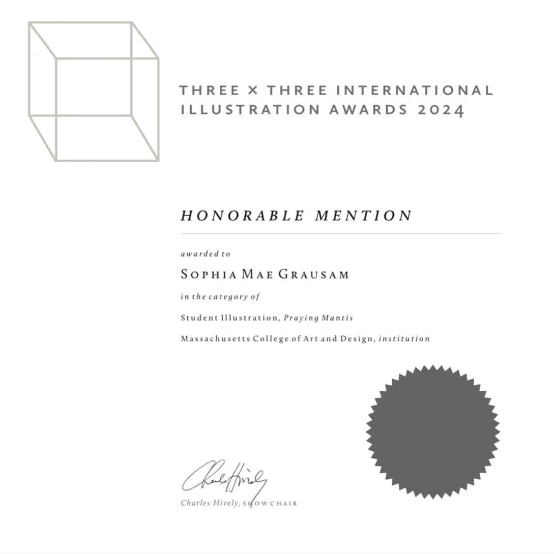 Well, this is one of &quot;those&quot; moments... My first International Art Award and it's from 3x3 Mag. 

If you told me back at Rockport High School I would be getting into art competitions internationally, I would have laughed in your face and pr