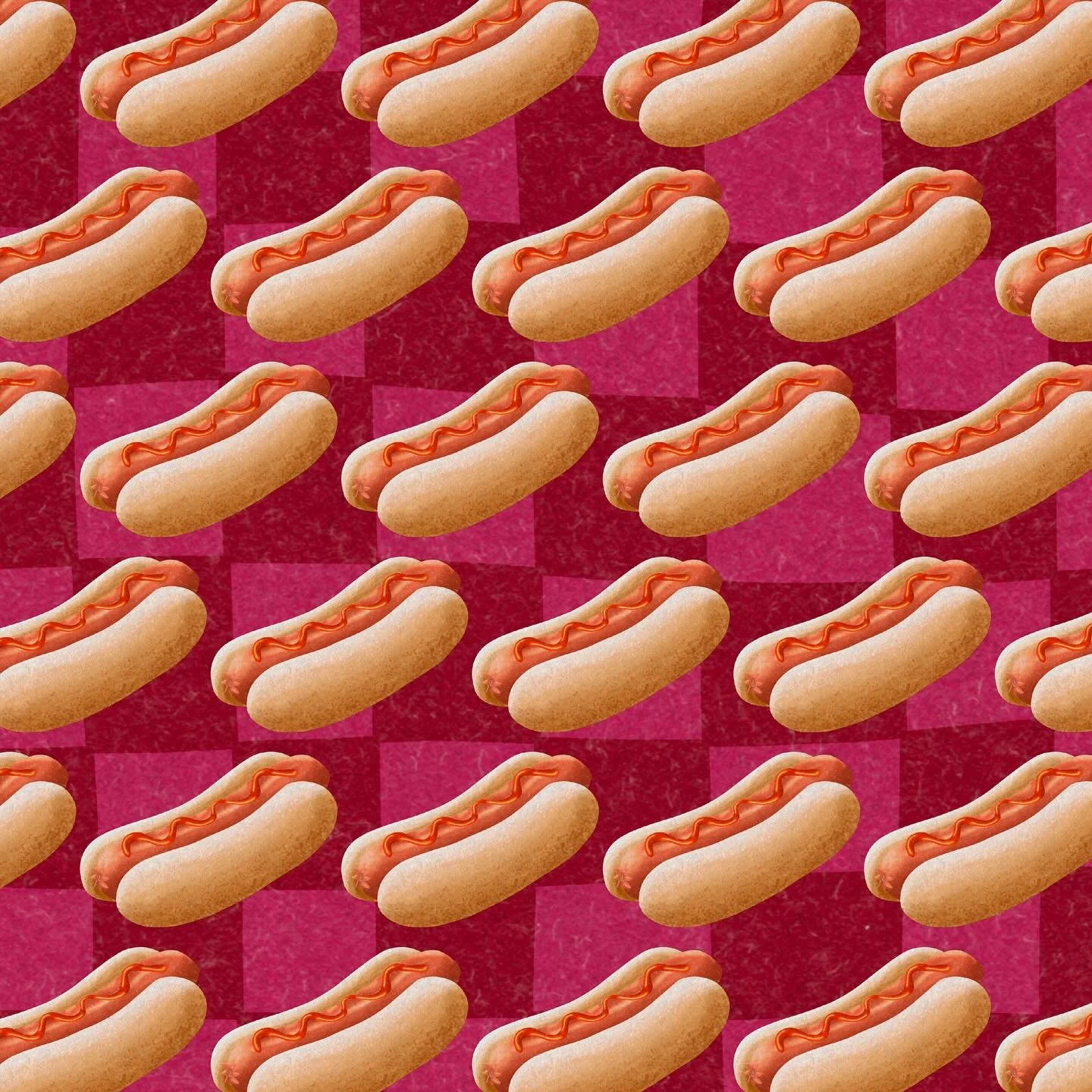 Wieners! 🌭

#food #foodillustration #foodillustrator #illustration #illustrator #surfacepattern #surfacepatternillustration #surfacepatterndesign #foodsurfacepattern #pattern #foodpattern #hotdog #hotdogs #retro #retrofood #retrofoodart