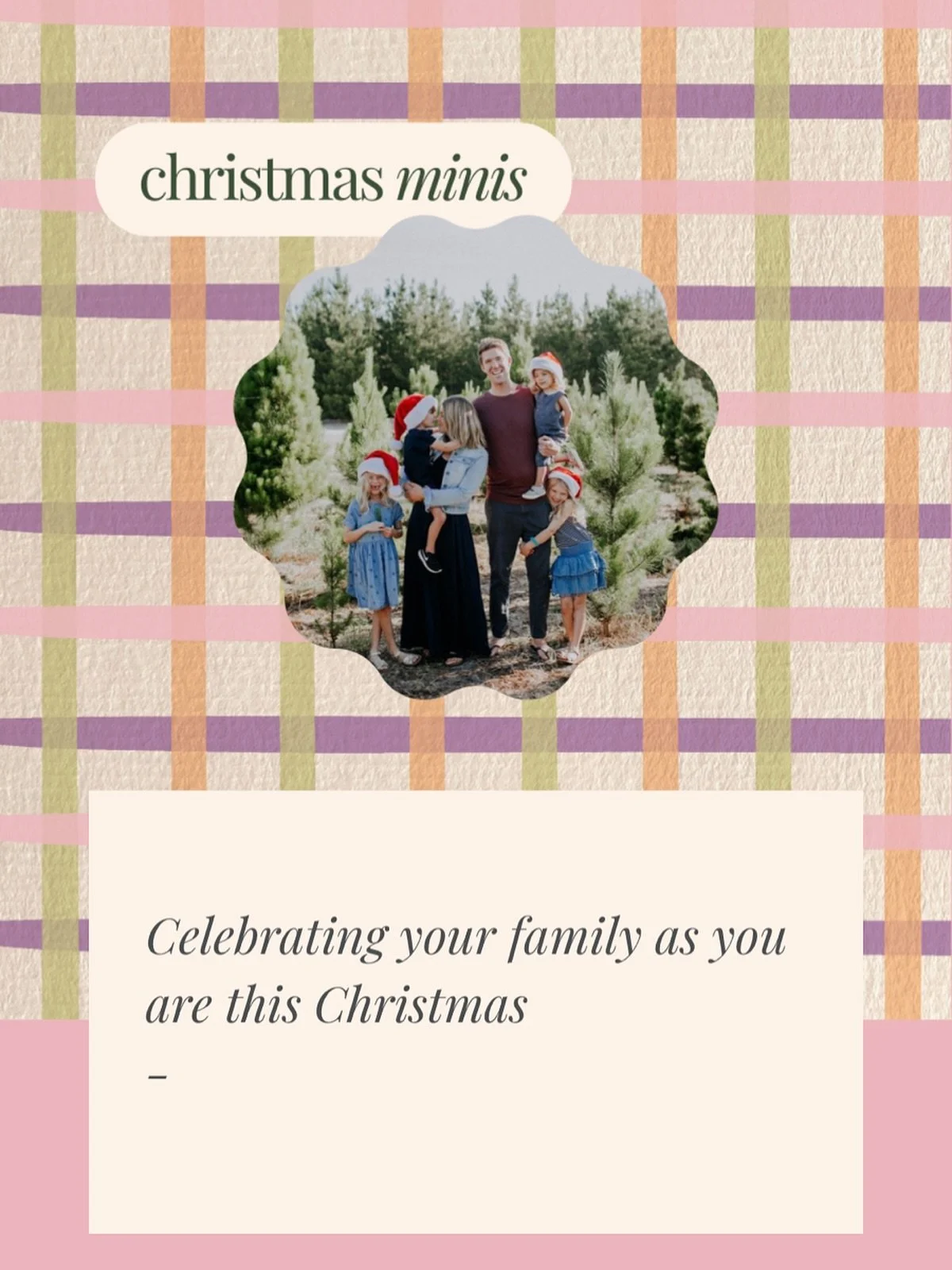 I have ONE spot open up for the 2025 Christmas Tree Farm Mini Sessions on Friday November 7 at 6.50pm (run don&rsquo;t walk!)
✨✨

I understand that every family looks a little different and something I am so passionate about is creating a safe space 