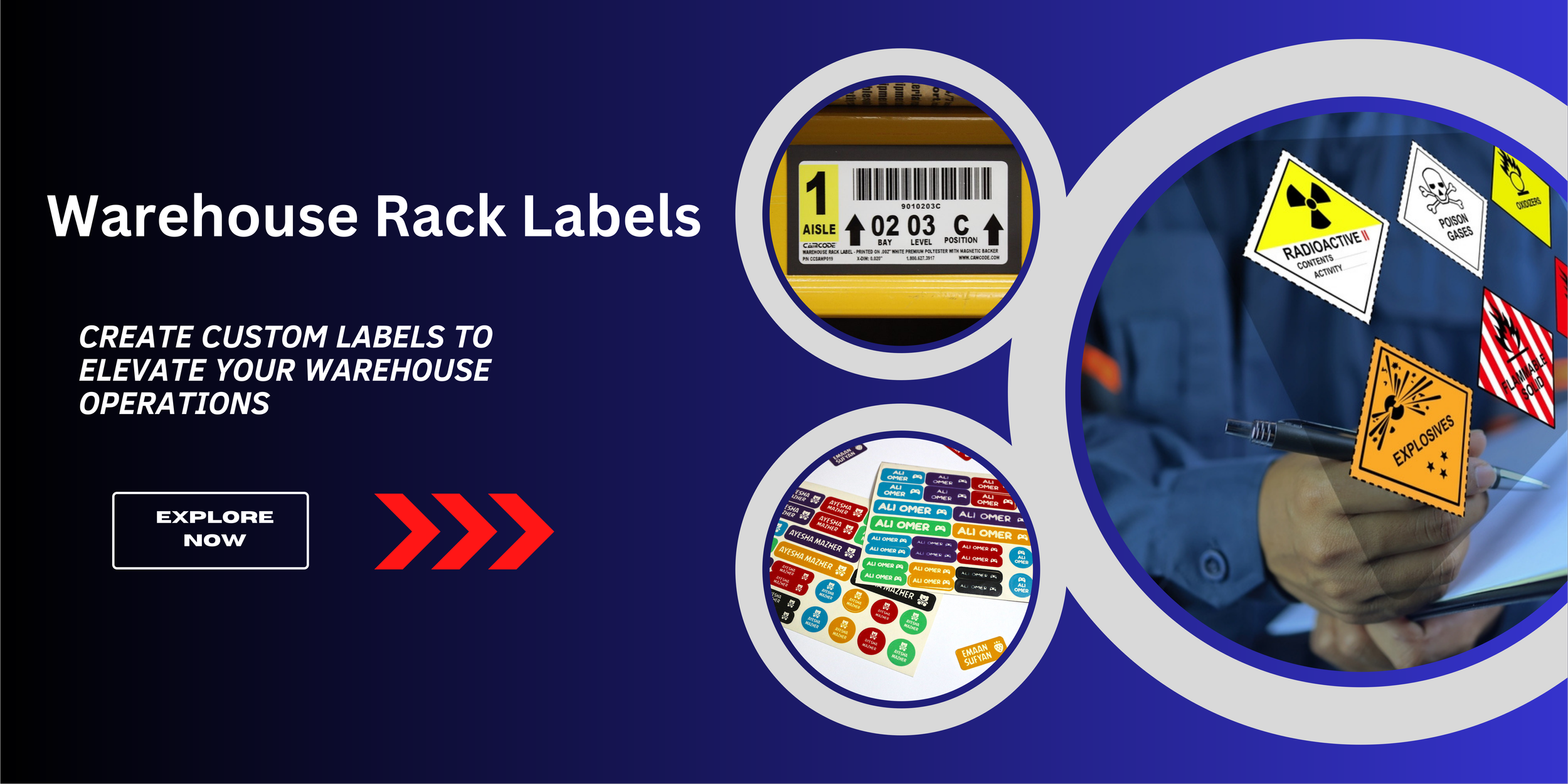 Custom Rack Labels Quality Warehouse Rack Labels | Order Now