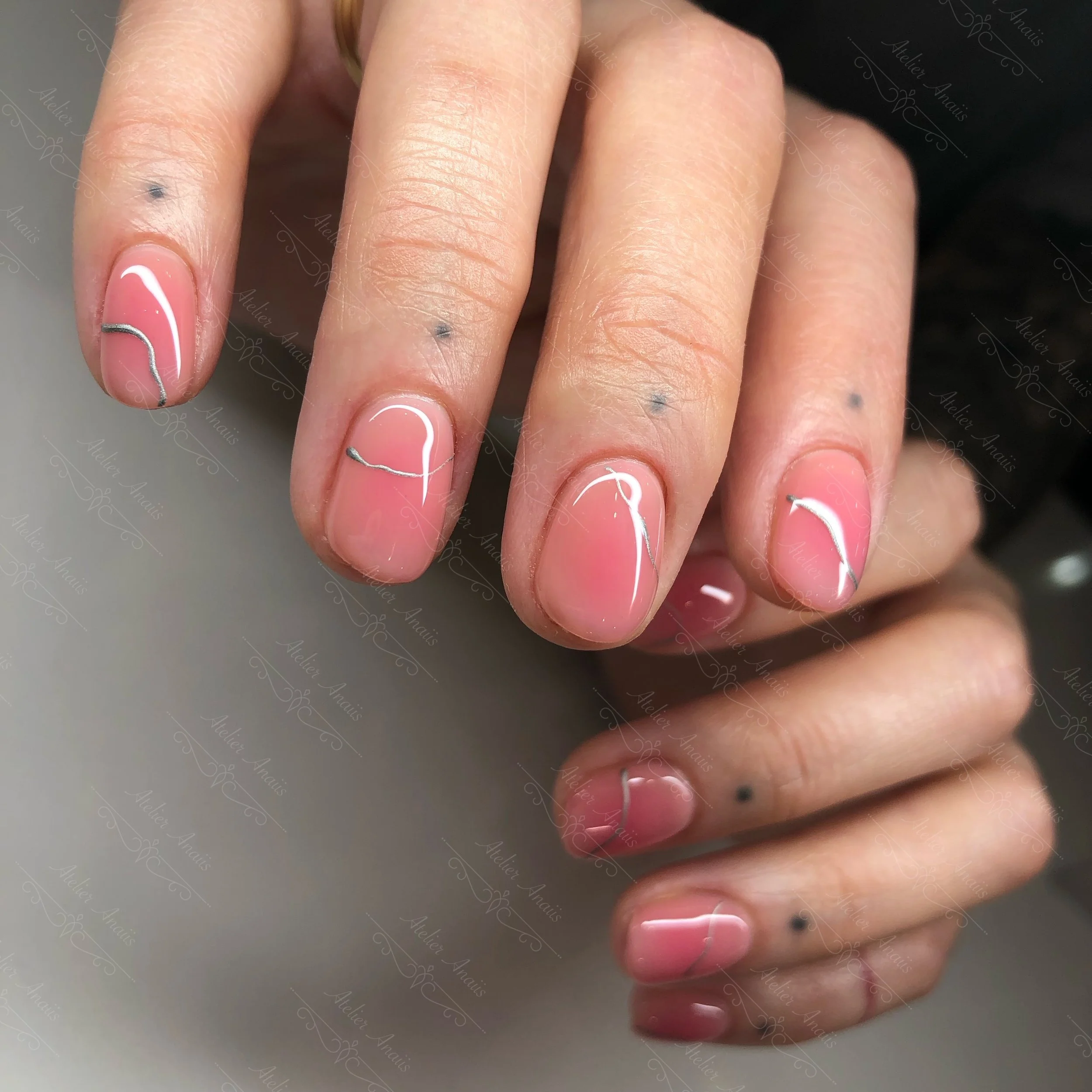 Salmon Pink Short Nails.JPG