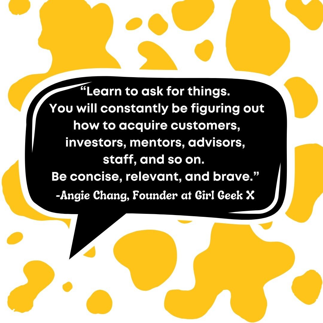 Speak up for success 🌟 AngieChang teaches us: Be concise, relevant, and brave in seeking what you need&mdash;from customers to mentors. 💪

#womeninai #womenintech #ai