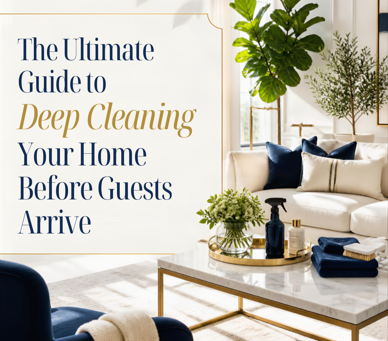 The Ultimate Guide to Deep Cleaning Your Home Before Guests Arrive