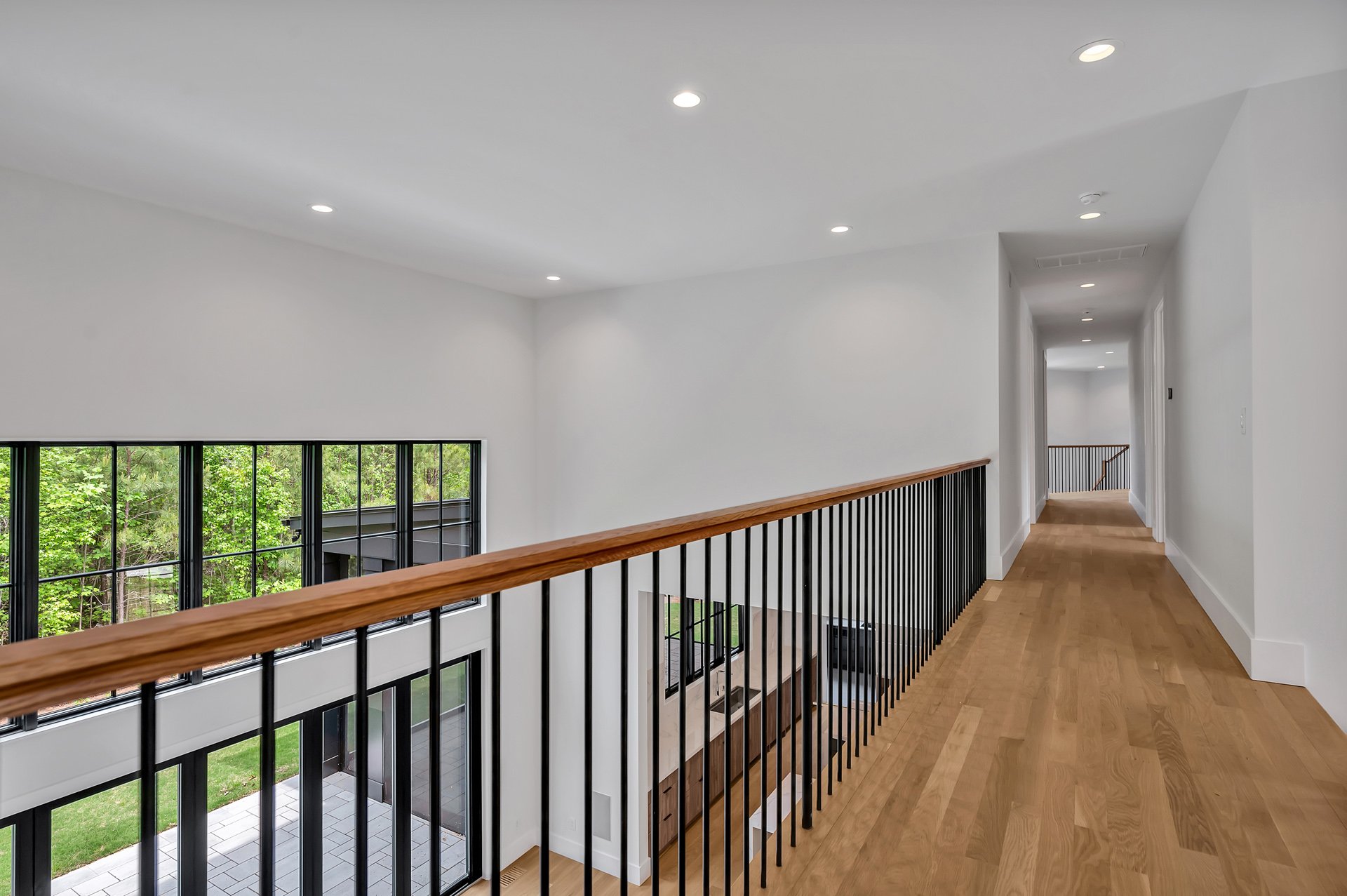 Interior image of Graystone Manor upper level hallway