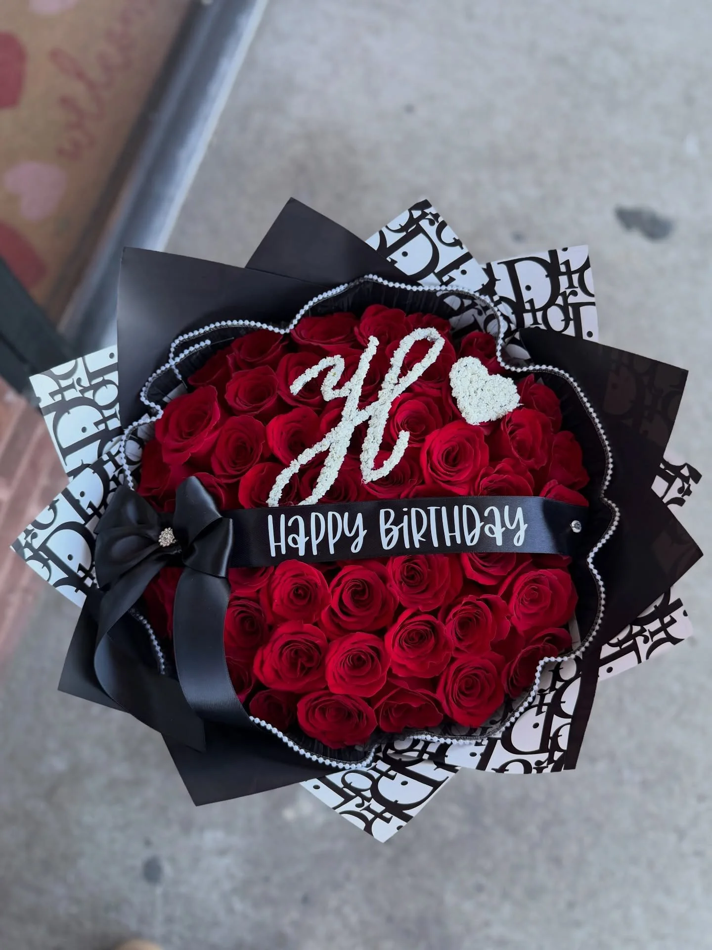 Birthday bouquet ❤️ 
#50rosebouquet #ramonuchon #louisvilleflorist #exlorepage✨