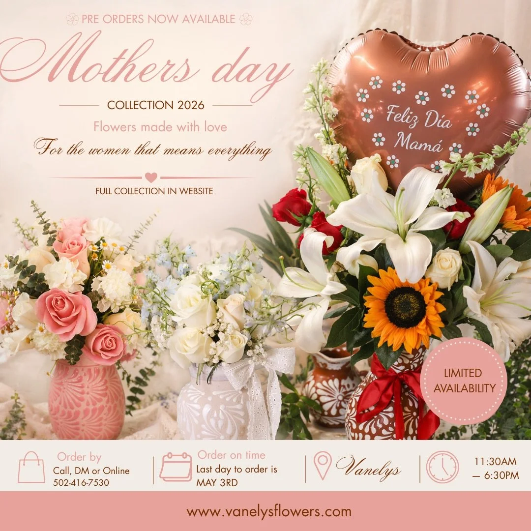 Mother&rsquo;s Day Collection 2026 is here 💐
Soft, elegant, and made with love for the women who mean everything.

Pre-orders are now open &mdash; limited availability.
Secure your order before May 3rd.

Order online or call us at 502-416-7530
📍 Va