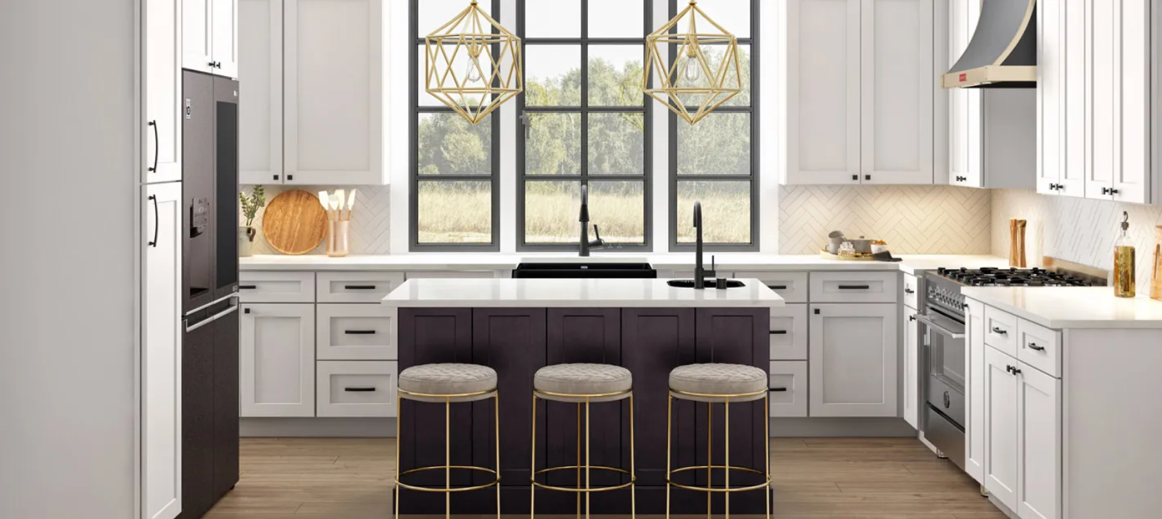 Catalina Kitchen in Polar White