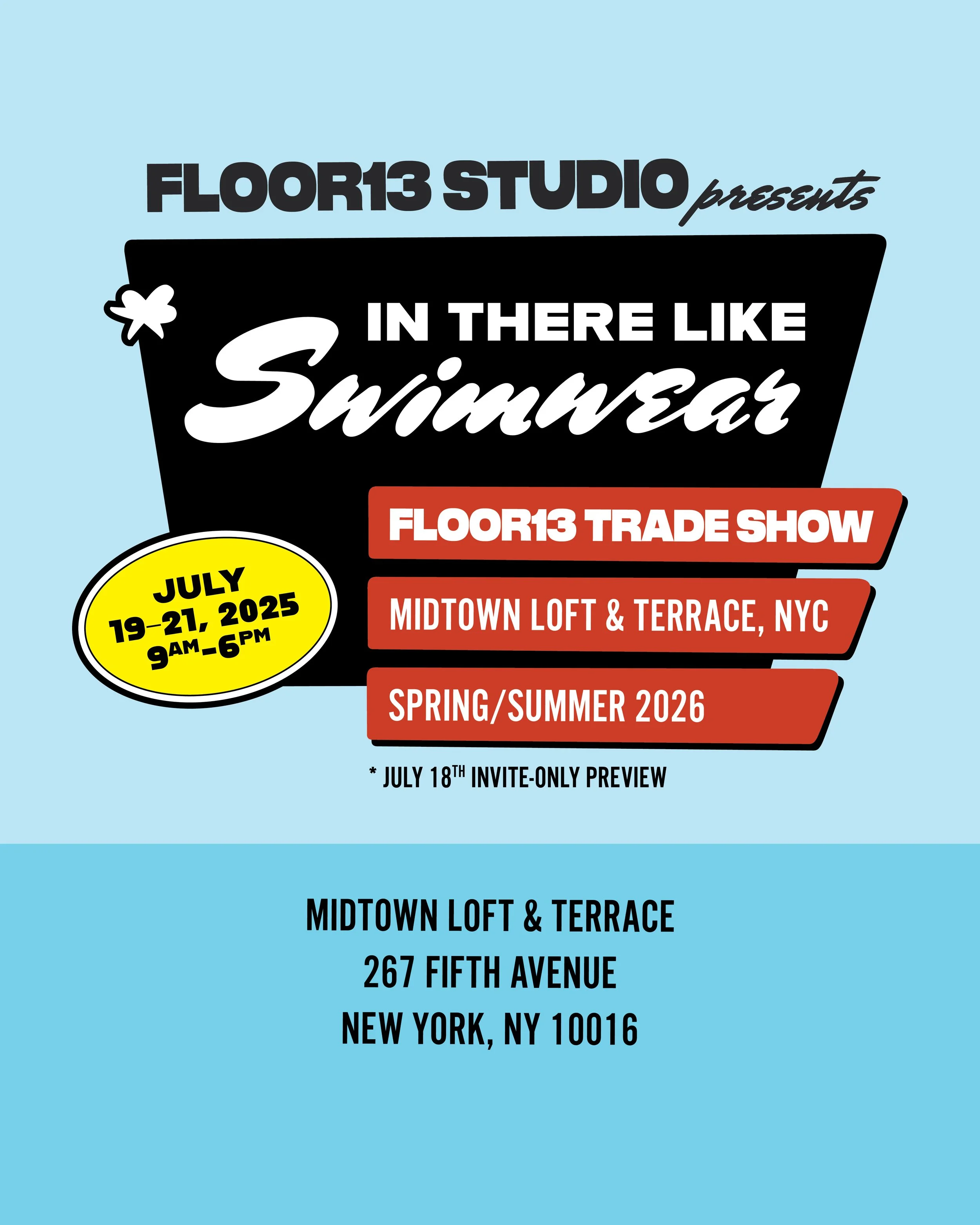 branding for Floor13's NYC July 2025 Men's Trade Show