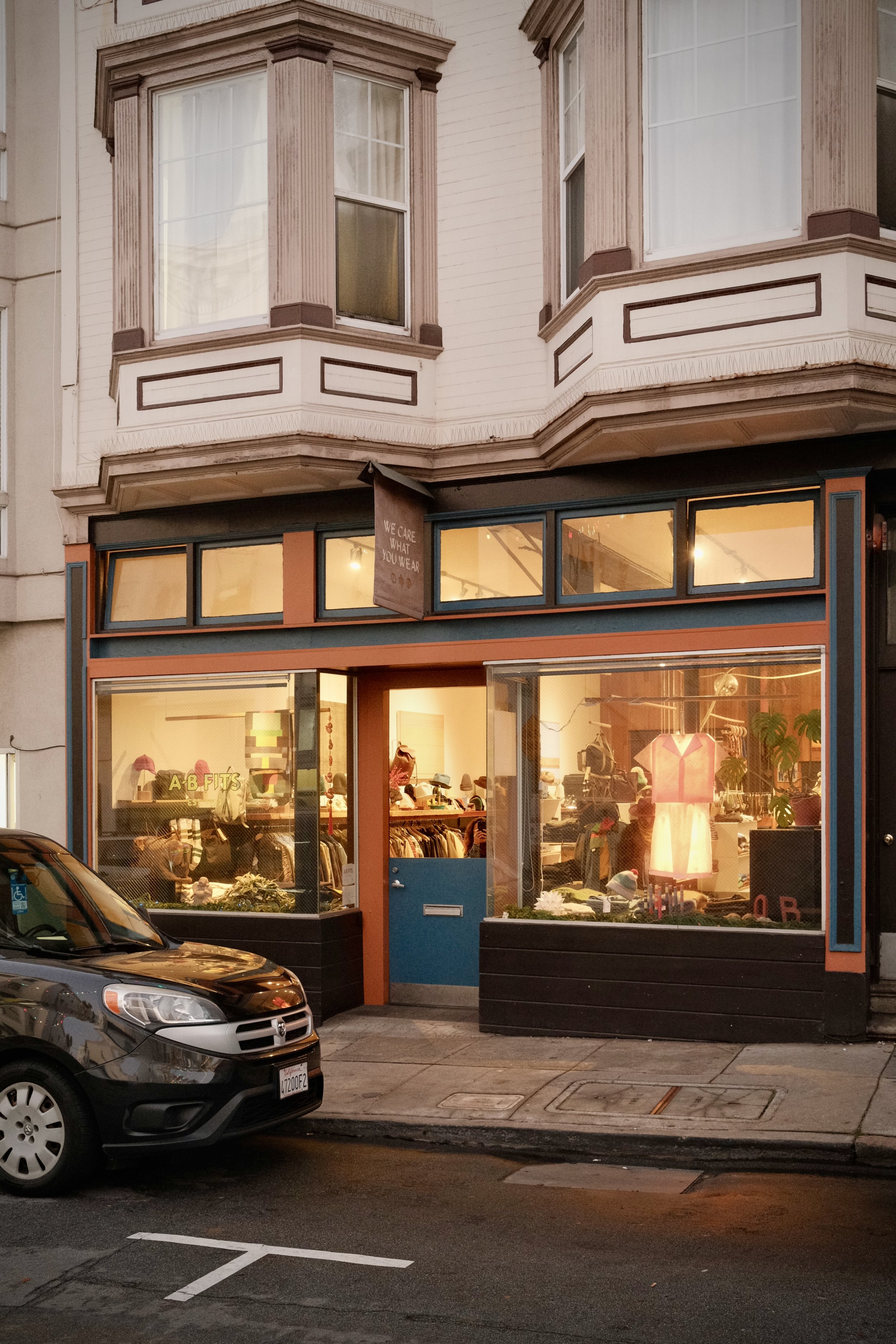 store front of AB Fits SF